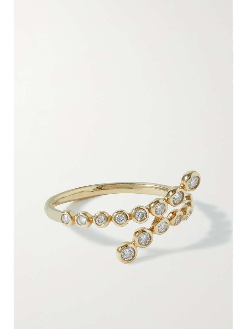 STONE AND STRAND 10-karat Gold Diamond Ring