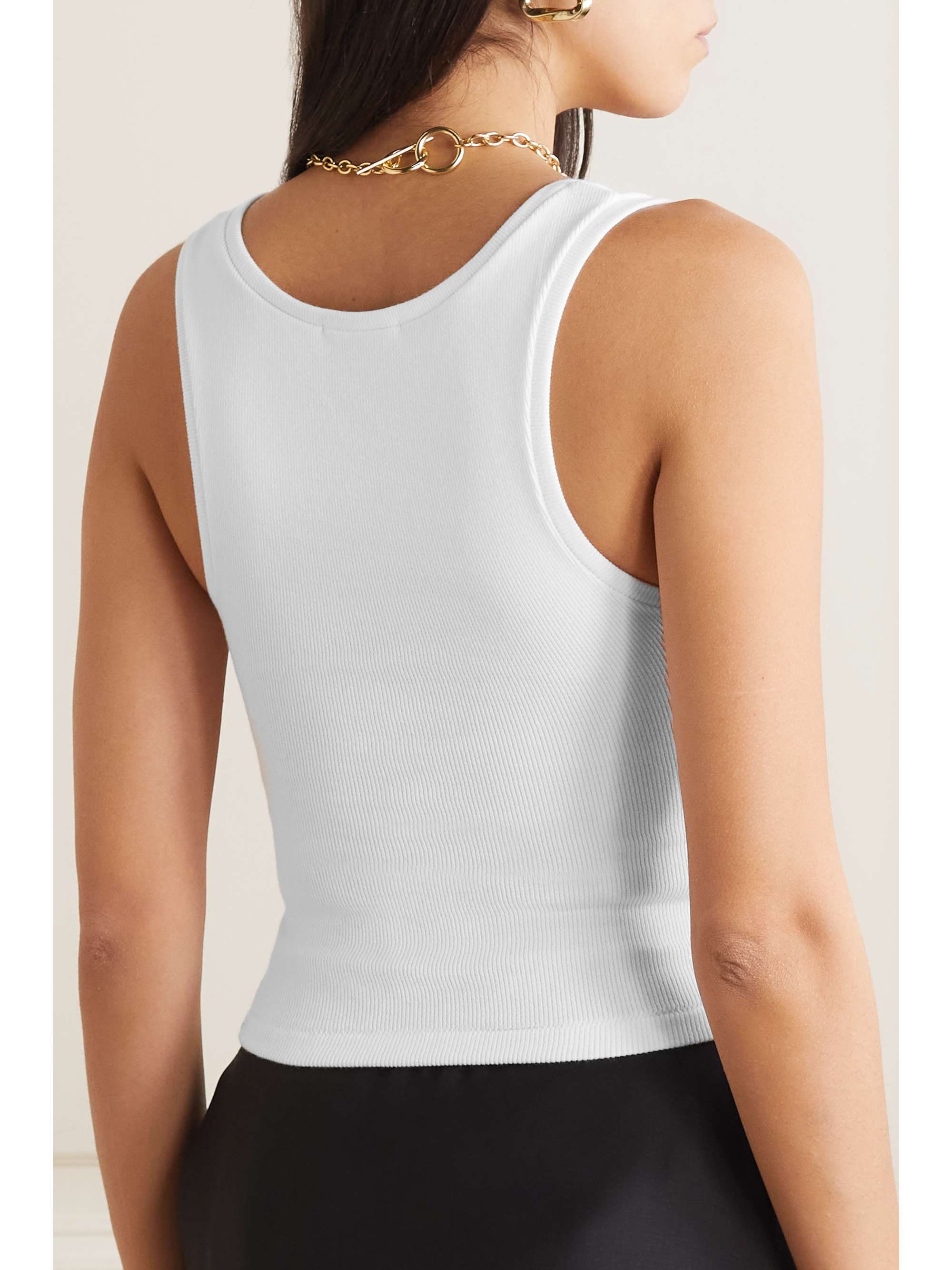 WARDROBE.NYC Ribbed stretchcotton jersey tank NETAPORTER