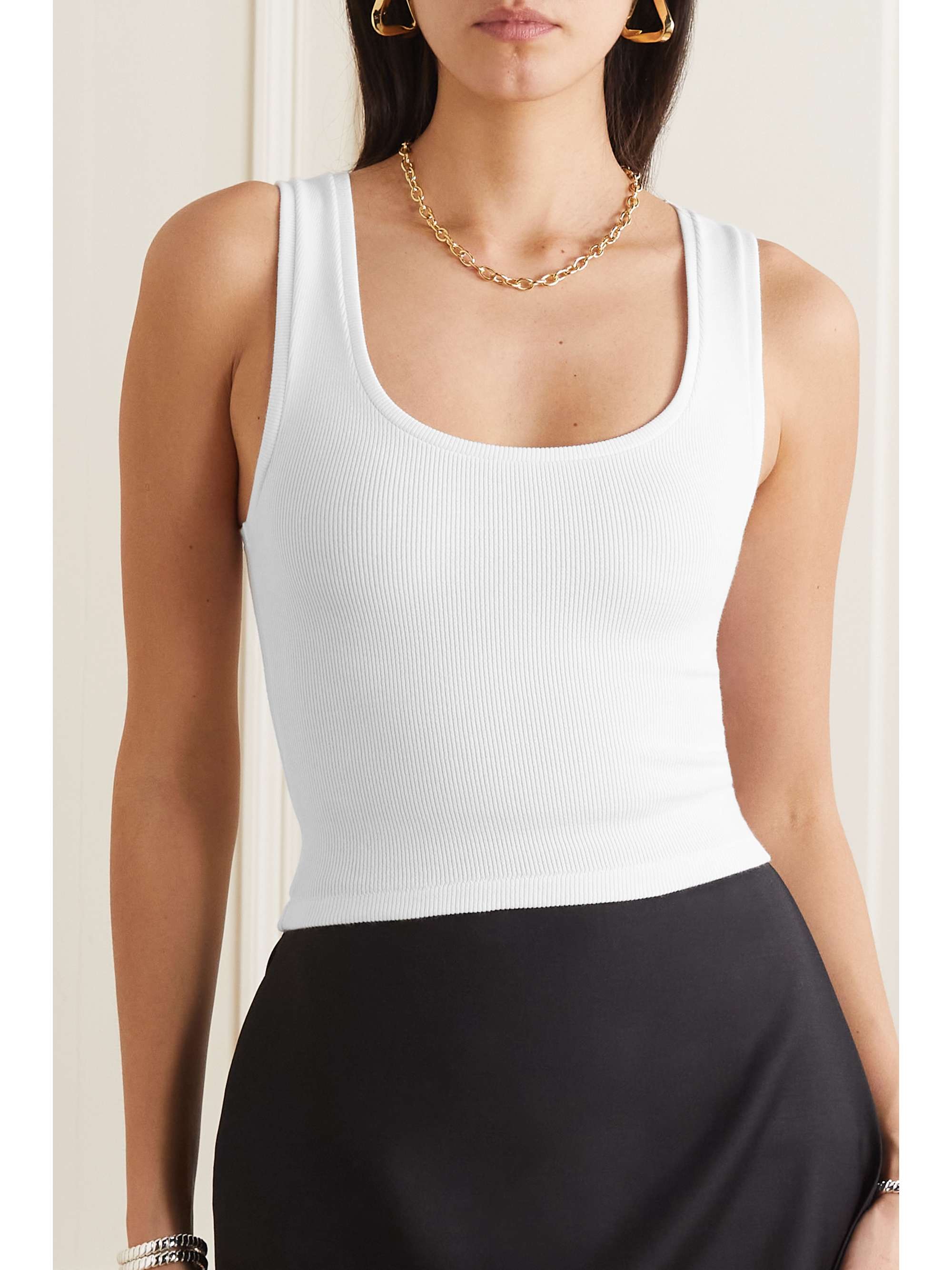 WARDROBE.NYC Ribbed stretchcotton jersey tank NETAPORTER