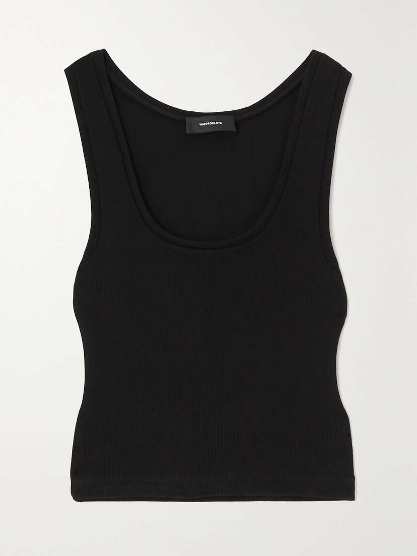 Wardrobe.NYC Ribbed Stretch-cotton Jersey Tank