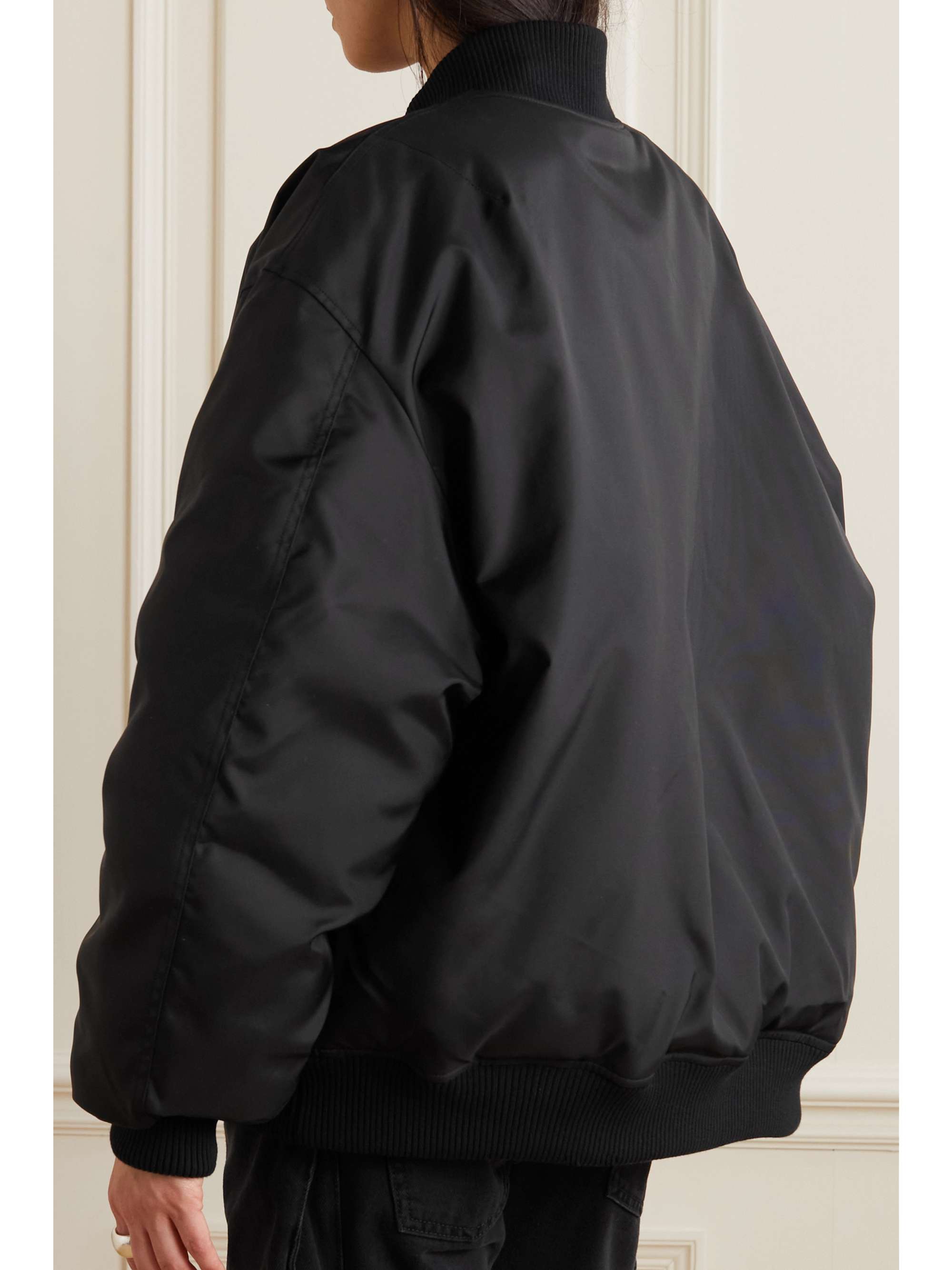 WARDROBE.NYC Reversible quilted shell bomber jacket