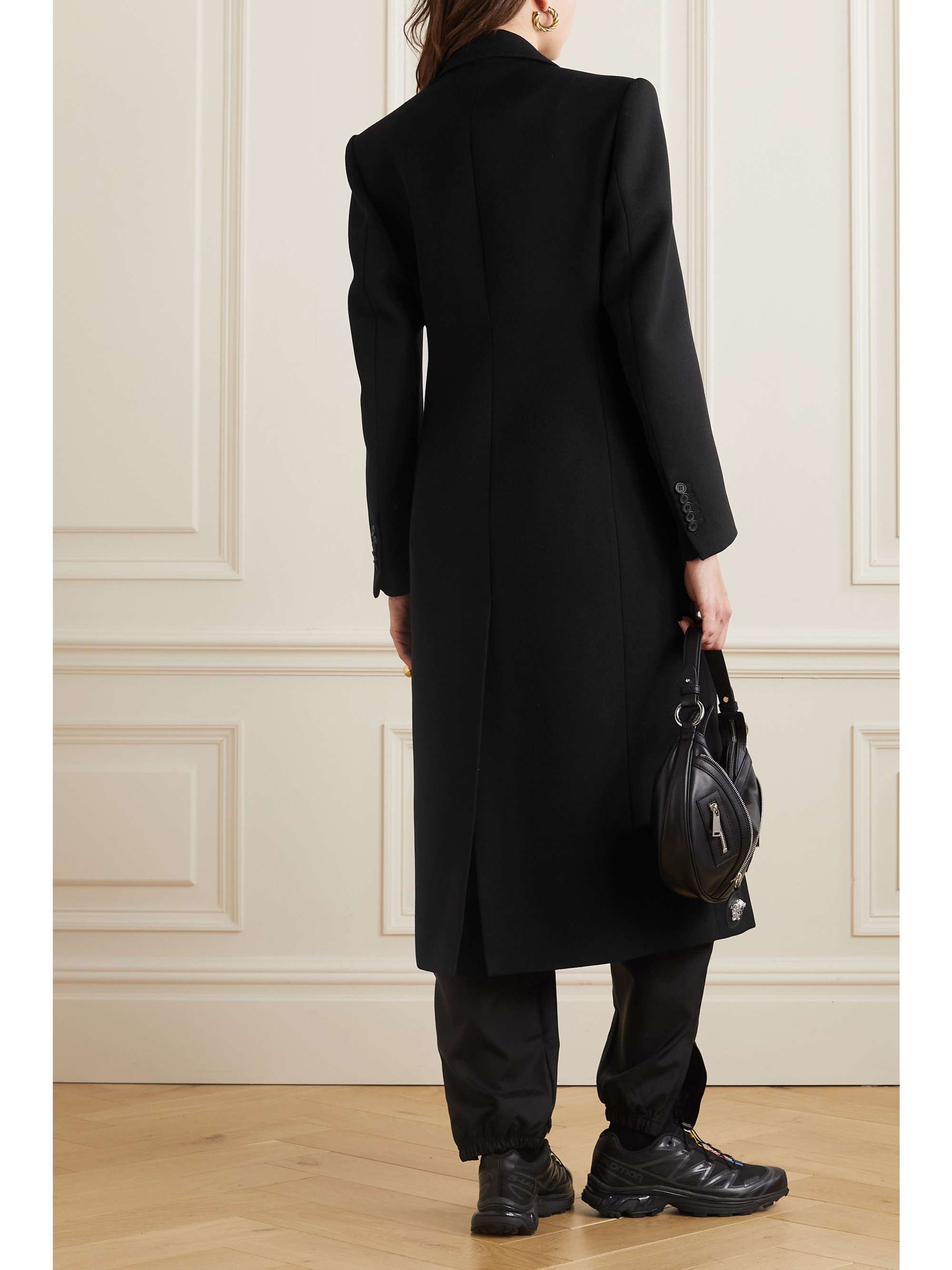 WARDROBE.NYC Doublebreasted merino wooltwill coat NETAPORTER