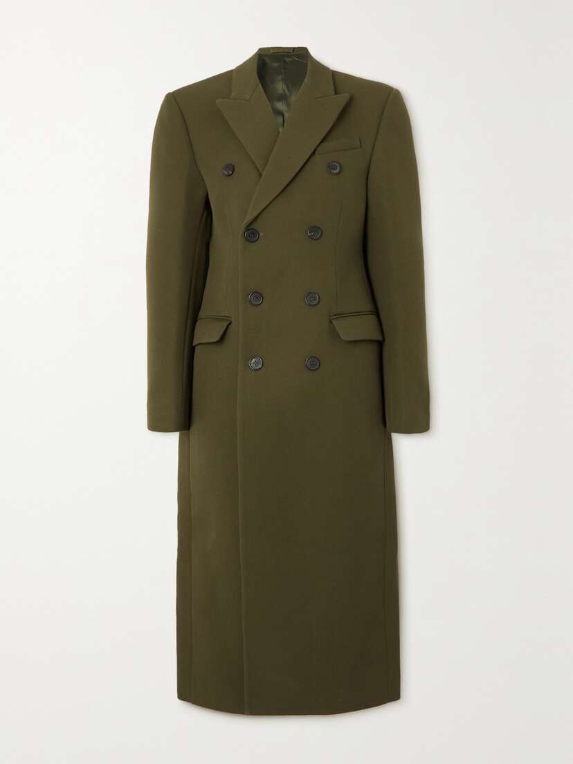 Wardrobe.NYC Double-breasted Merino Wool-twill Coat - x large