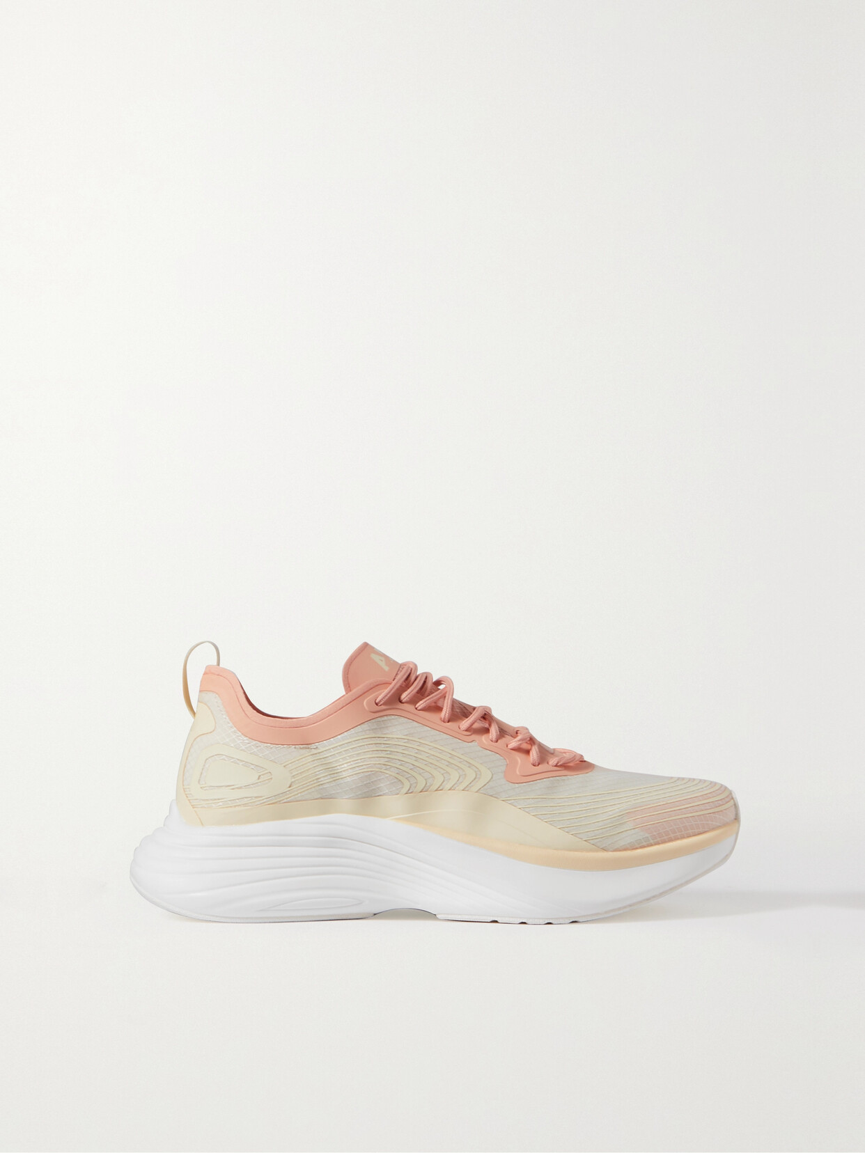 Apl Athletic Propulsion Labs Streamline Rubber-trimmed Ripstop Sneakers In Pink