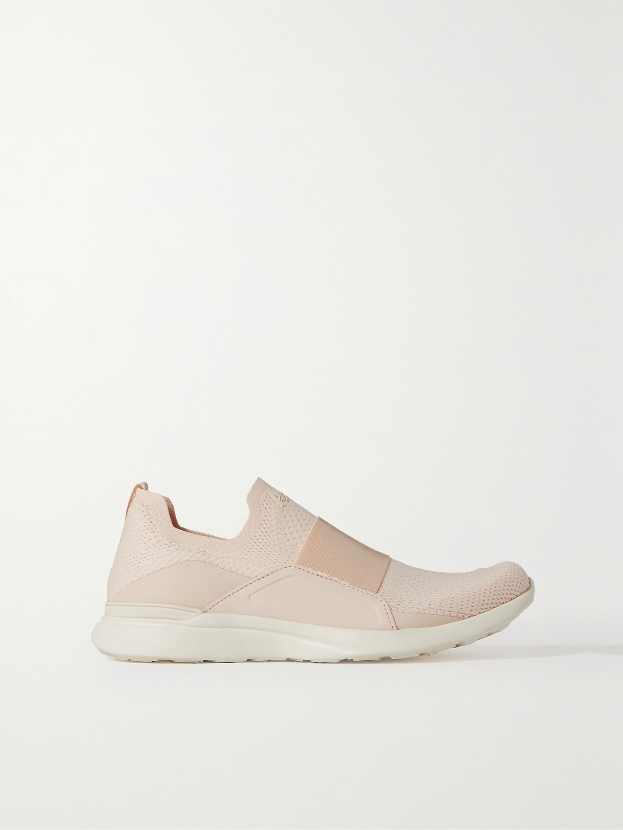 Apl Athletic Propulsion Labs Techloom Bliss Mesh And Stretch Slip-on Sneakers In Baby Pink