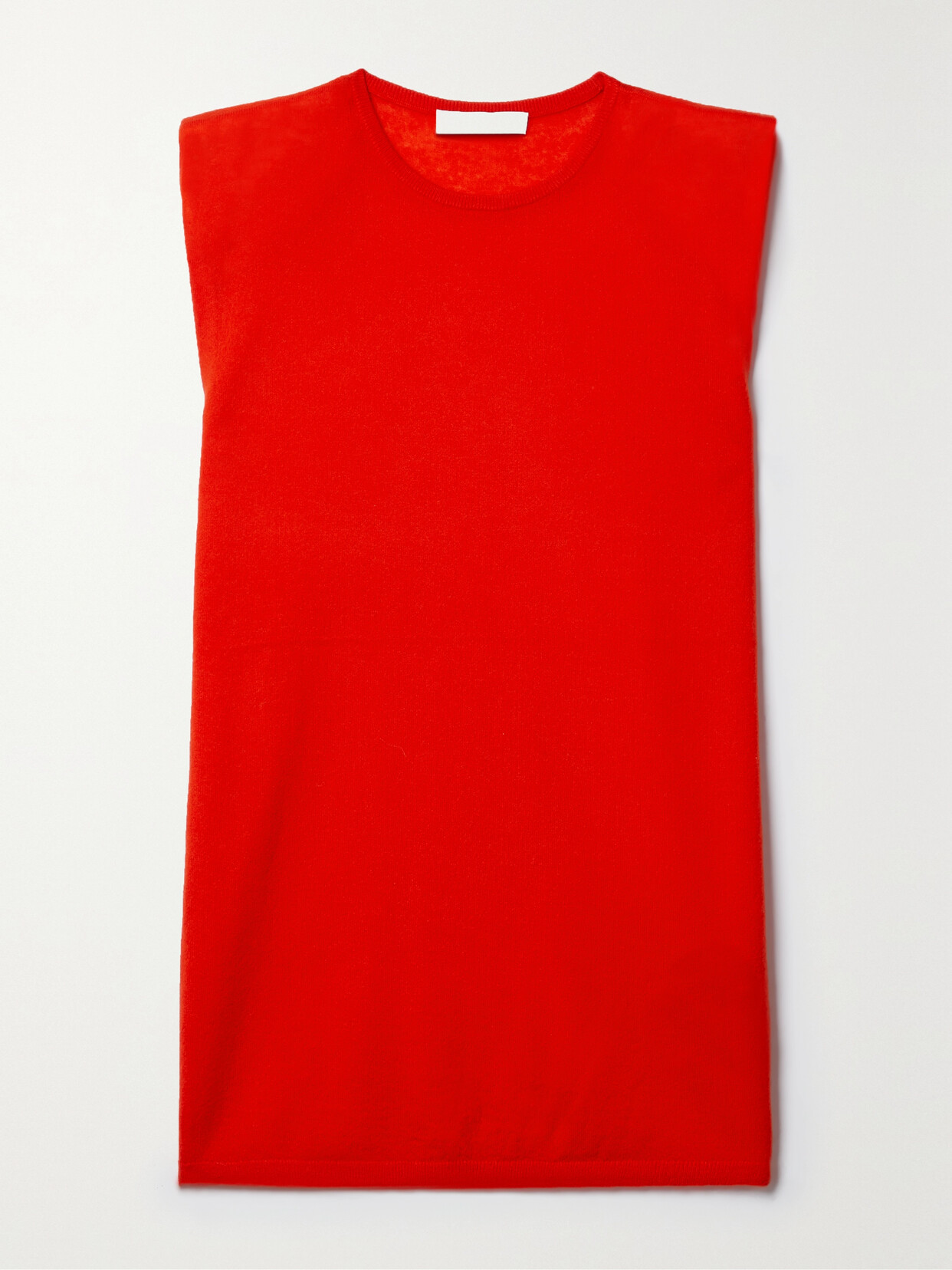 Tibi Wool-blend Tank In Red