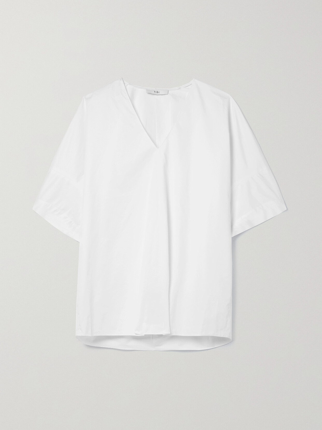 Tibi - Organic Cotton-poplin Top - White