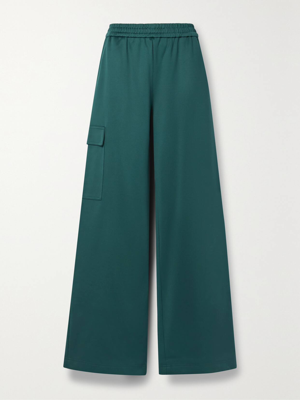 Tibi - Tech-jersey Track Pants - Green