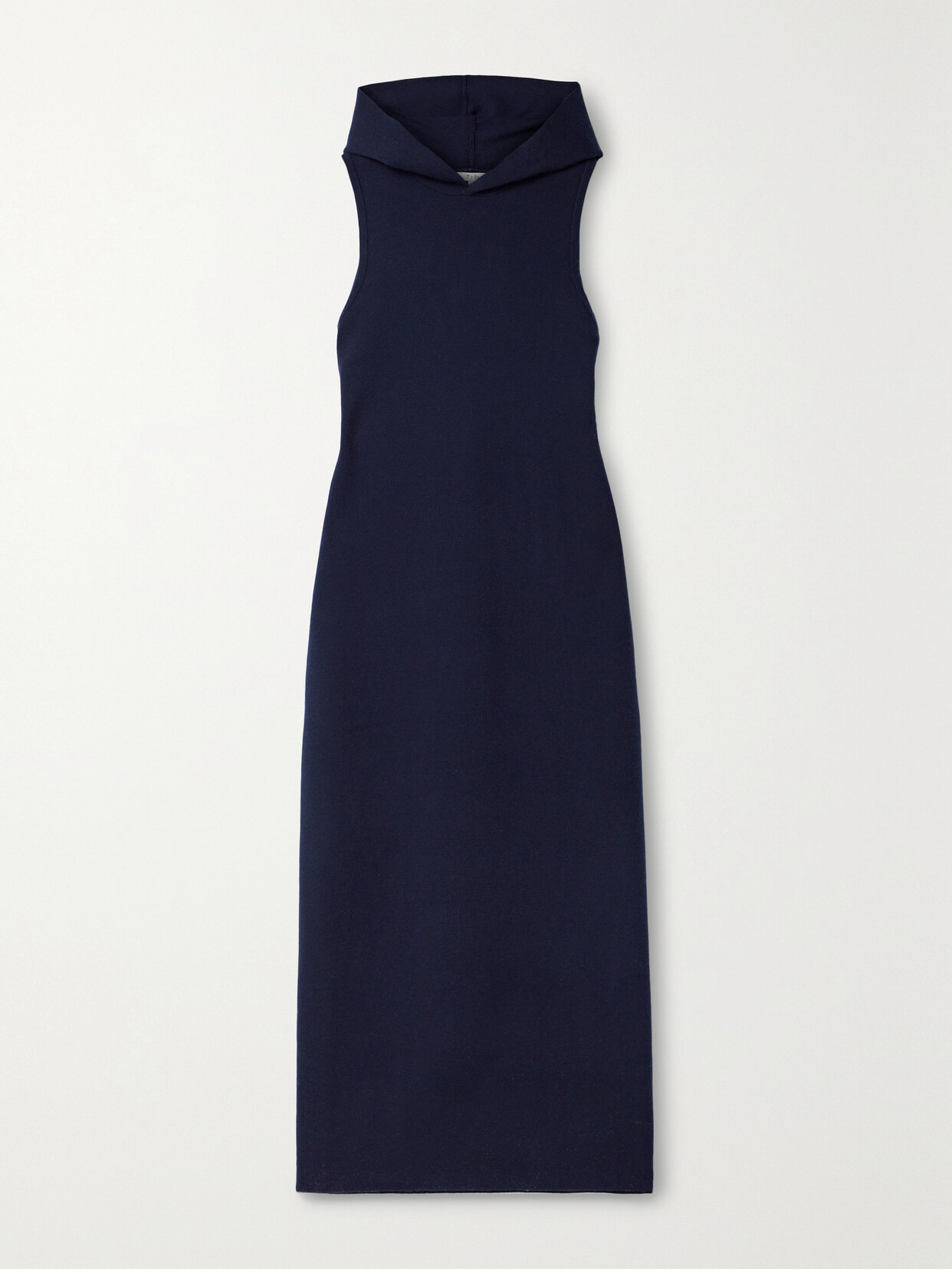 Tibi - Hooded Stretch-cashmere Maxi Dress - Blue