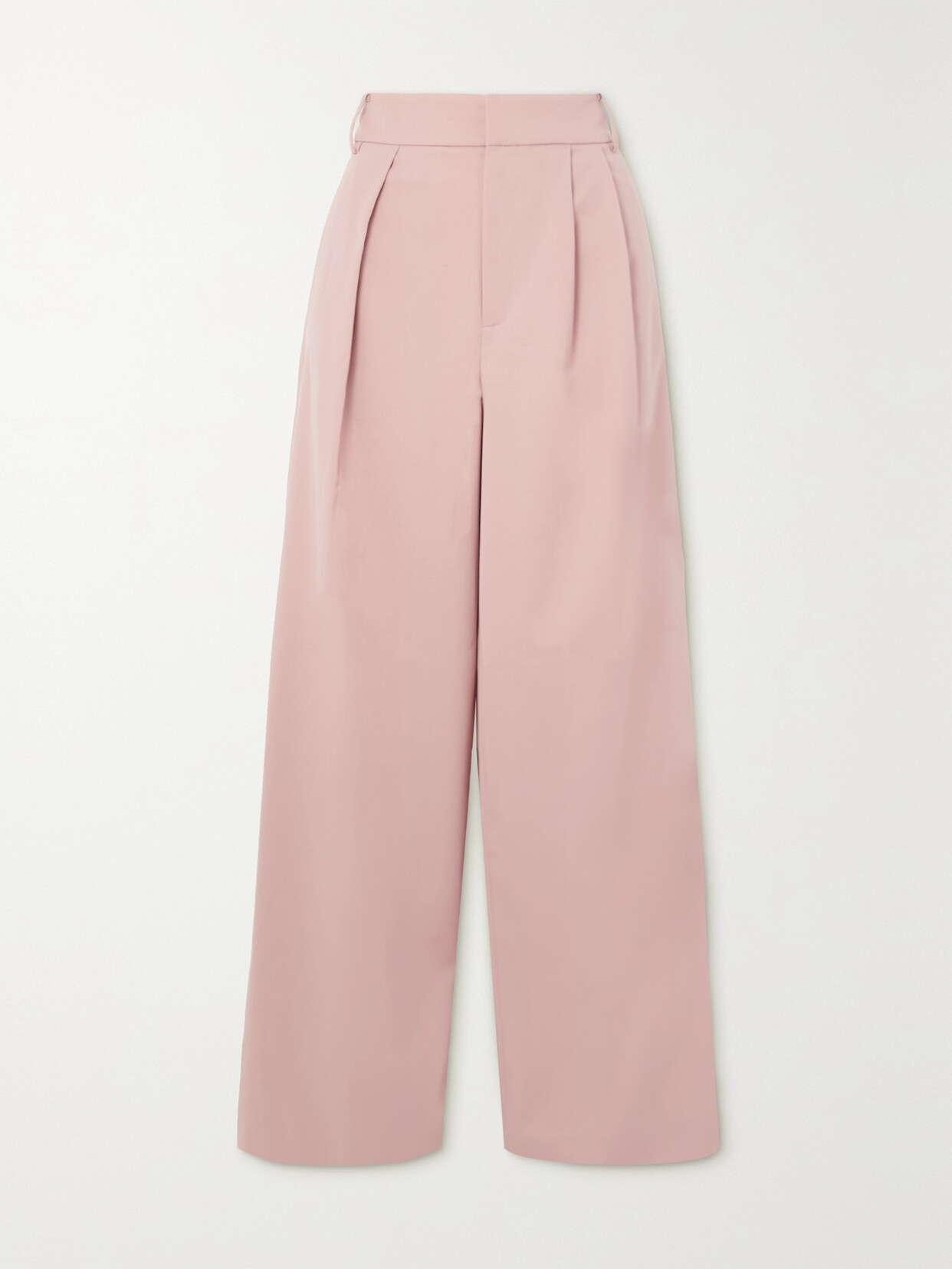 Tibi - Stella Wool-blend Wide-leg Pants - Brown