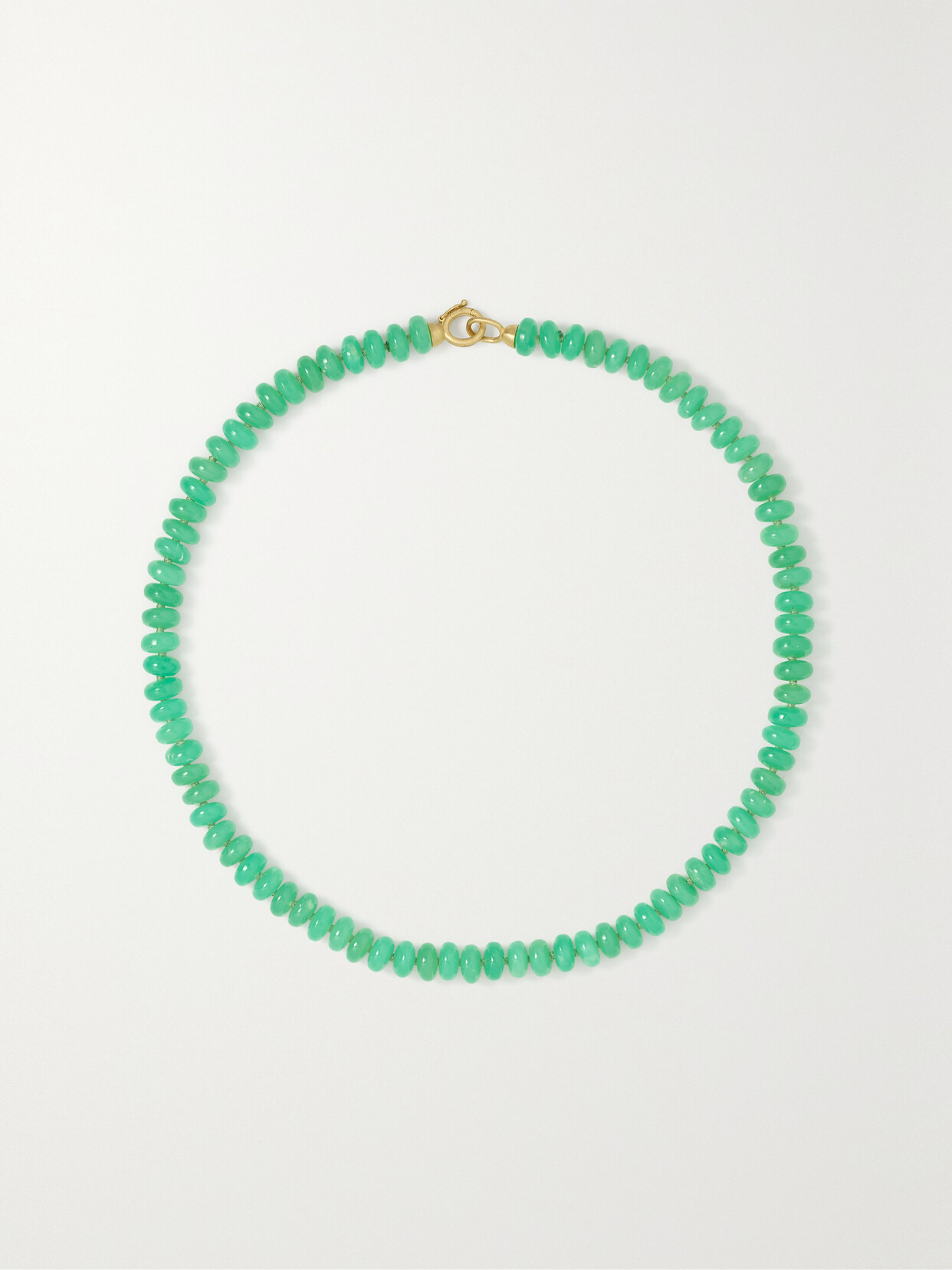 Irene Neuwirth - Candy 18-karat Gold Chrysoprase Necklace - Green 22 Awaiting product image