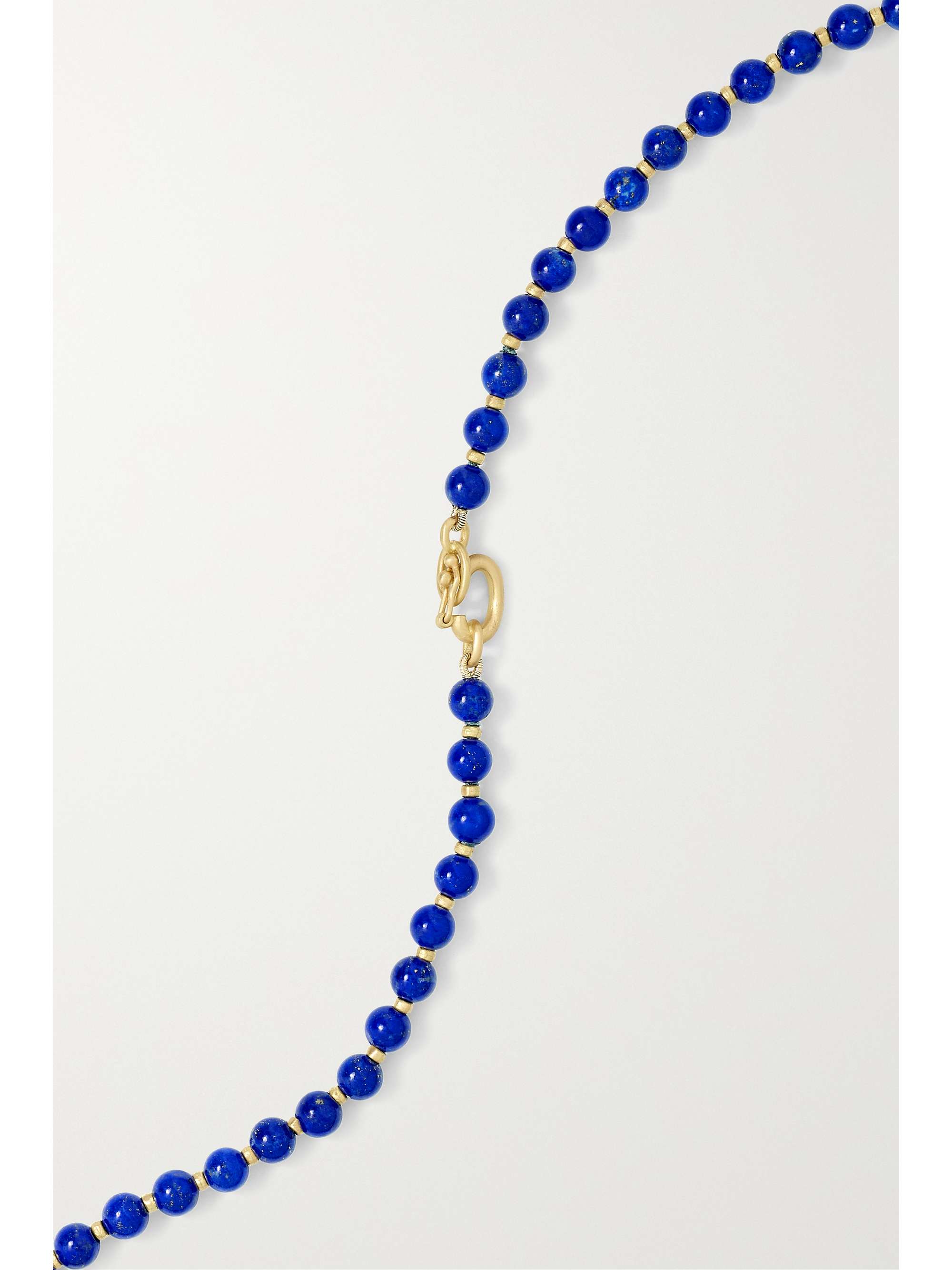 IRENE NEUWIRTH Gumball 18-karat gold lapis lazuli necklace