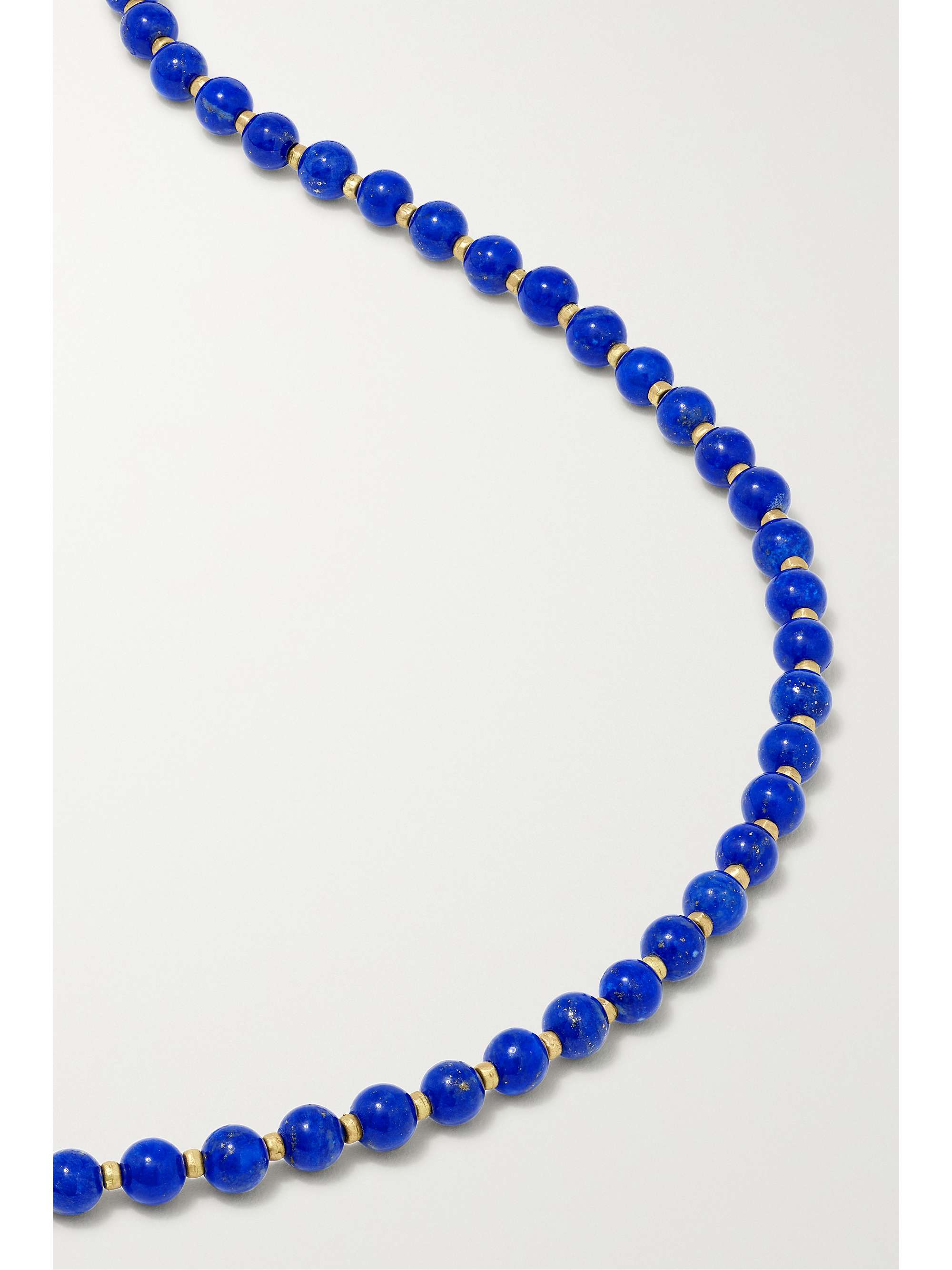 IRENE NEUWIRTH Gumball 18-karat gold lapis lazuli necklace