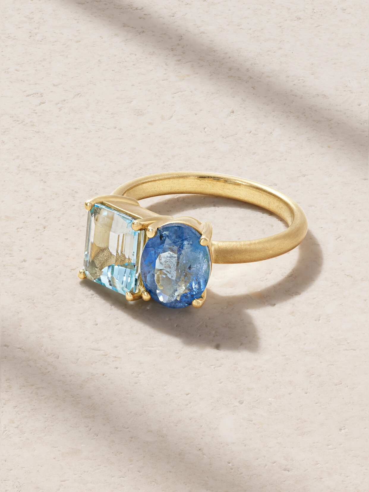 Irene Neuwirth Gemmy Gem 18-karat Gold Tourmaline Ring In Blue