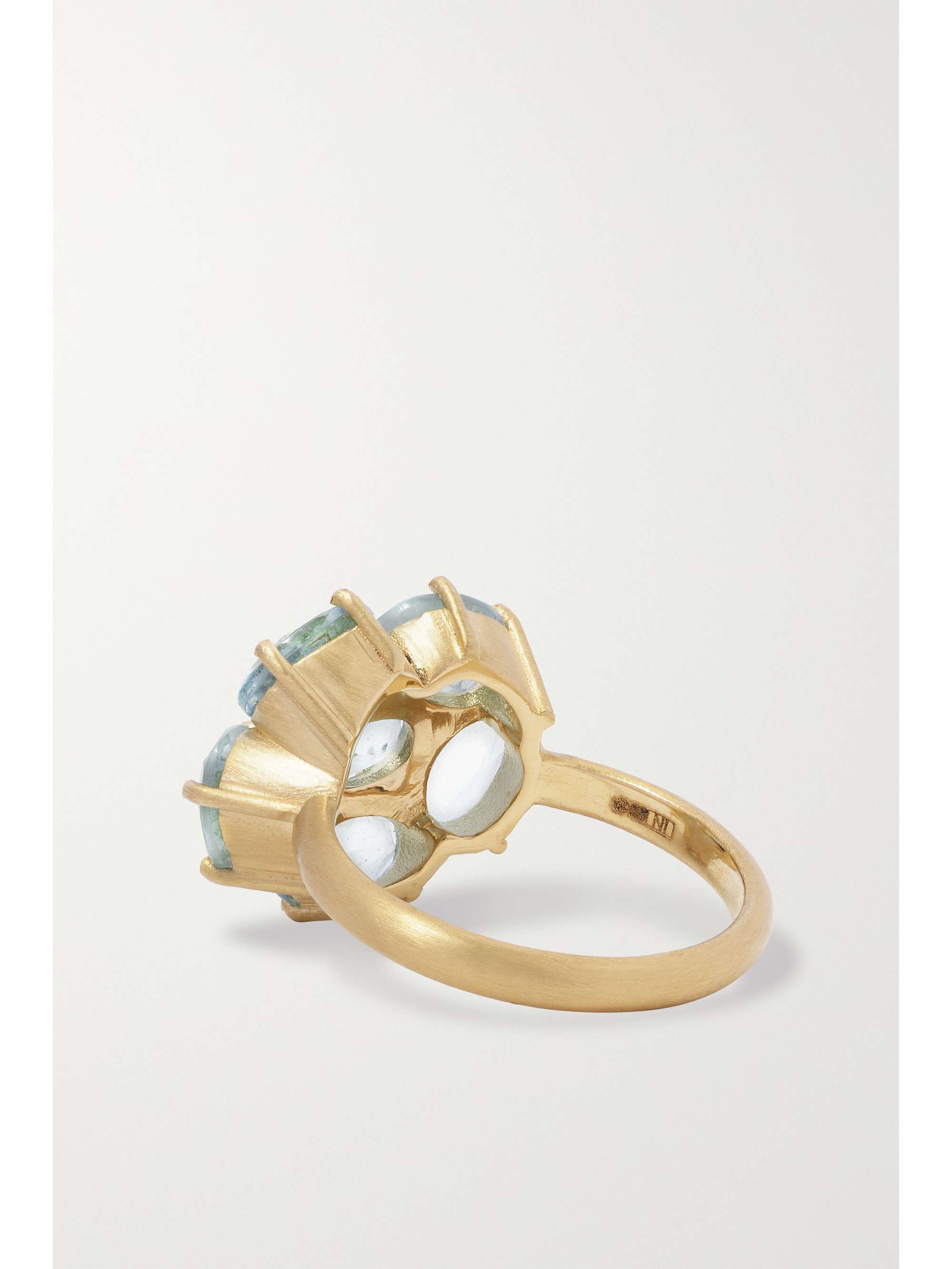 IRENE NEUWIRTH Gemmy Gem 18-karat gold aquamarine ring