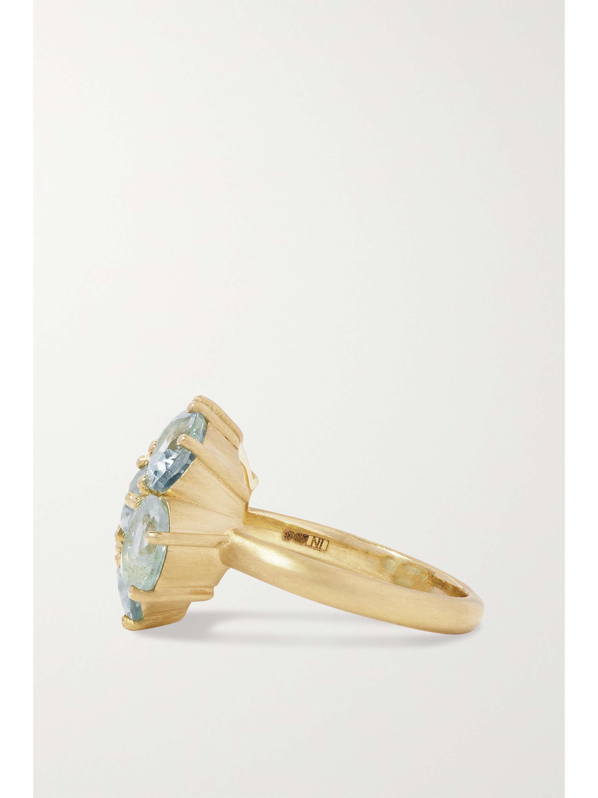 IRENE NEUWIRTH Gemmy Gem 18-karat gold aquamarine ring