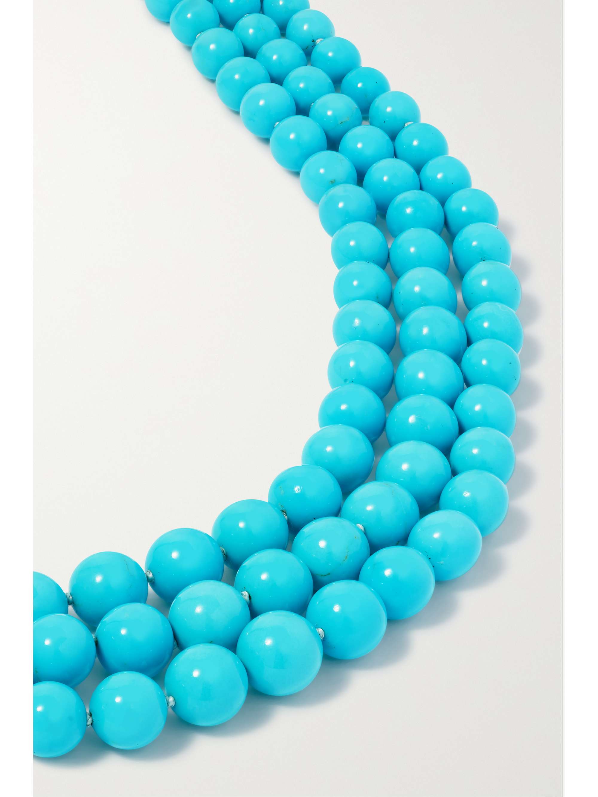 IRENE NEUWIRTH 18-karat gold turquoise necklace