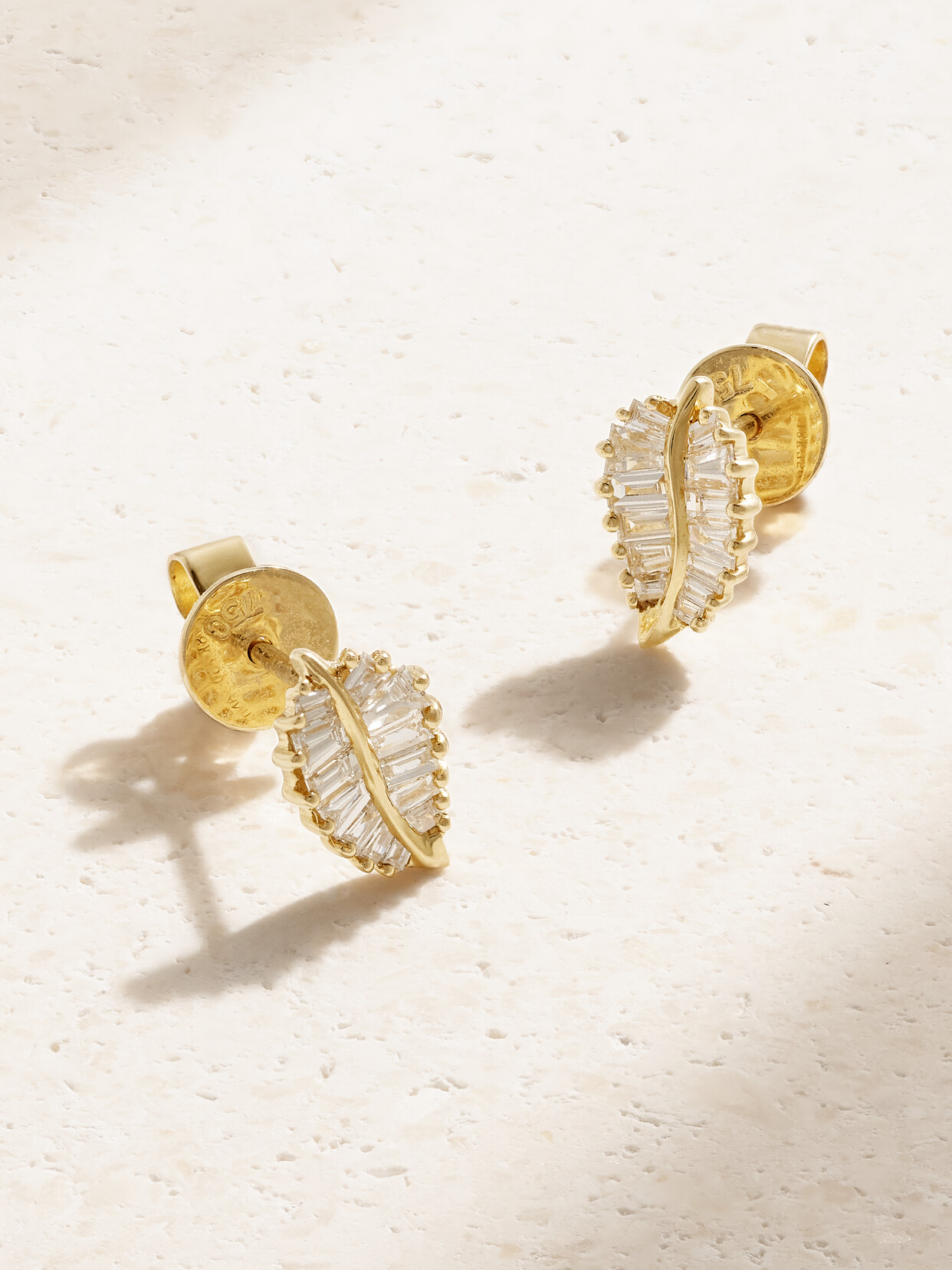 Anita Ko Small 18-karat Gold Diamond Earrings