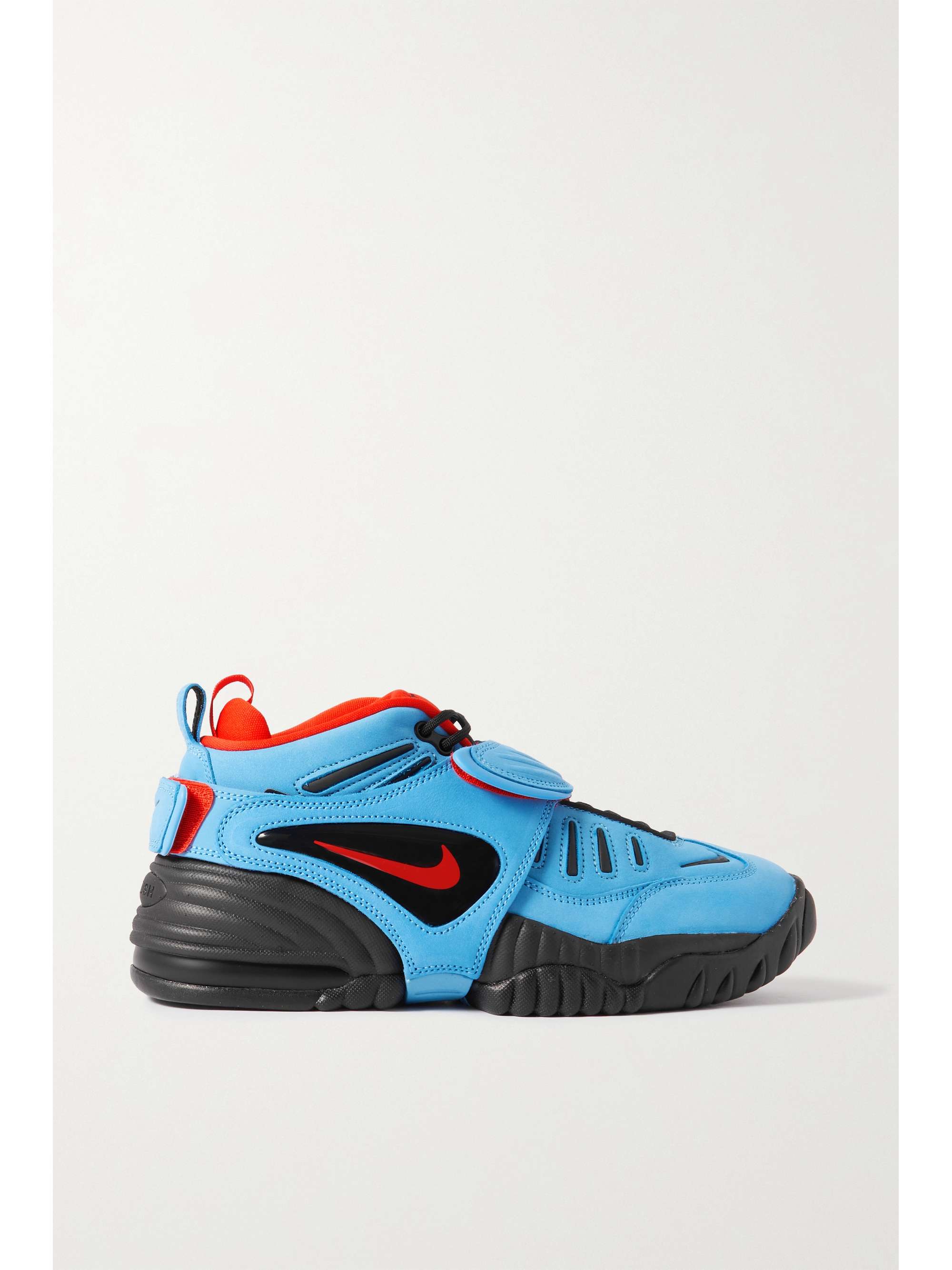 NIKE + Ambush Air Adjust Force SP rubber-trimmed suede sneakers