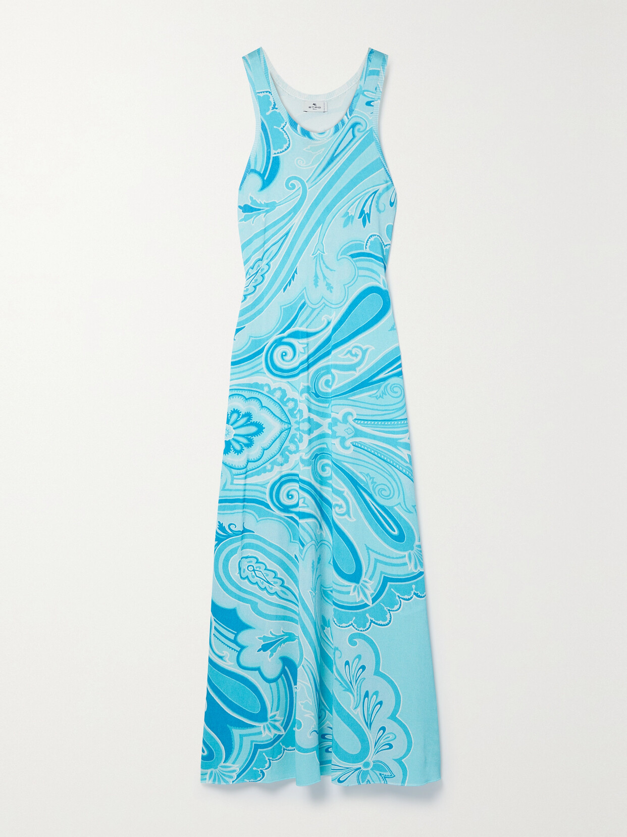 ETRO PRINTED KNITTED MAXI DRESS