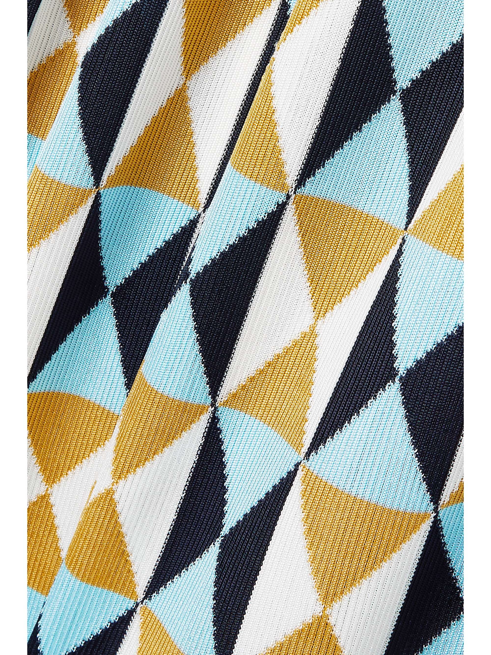 ETRO Jacquard-knit straight-leg pants