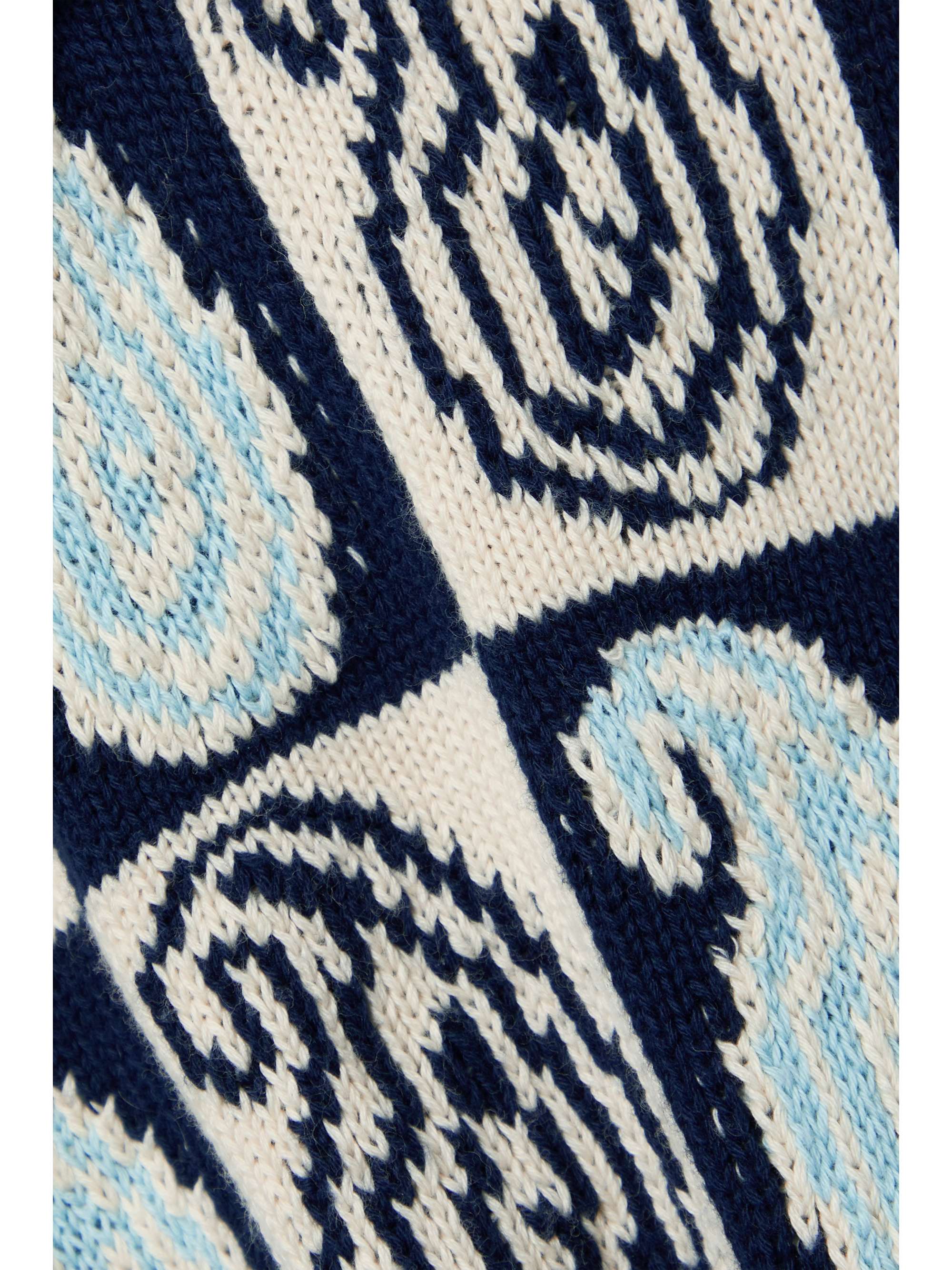 ETRO Cotton-blend jacquard sweater