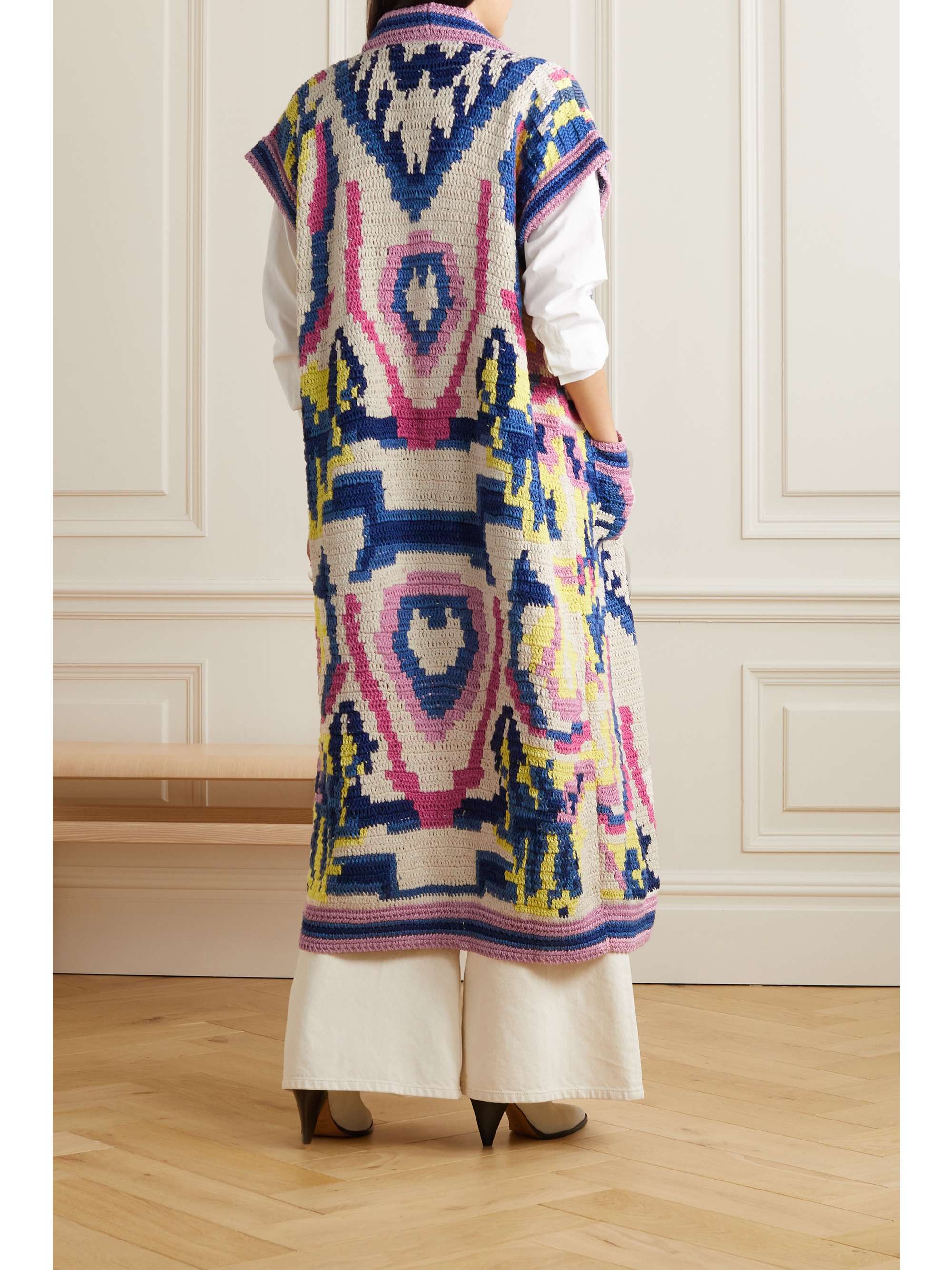 ETRO Jacquard-knit linen, silk and cotton-blend jacket