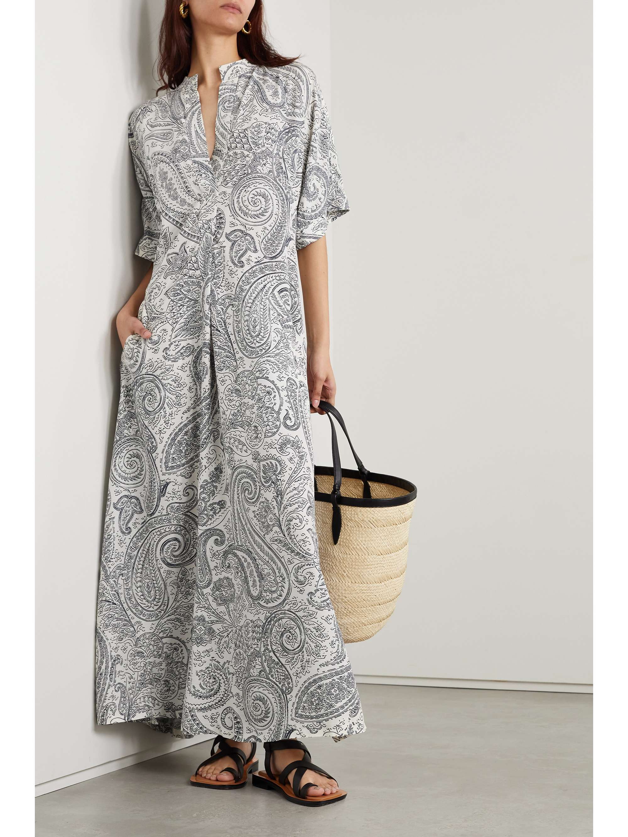 ETRO Printed woven maxi dress