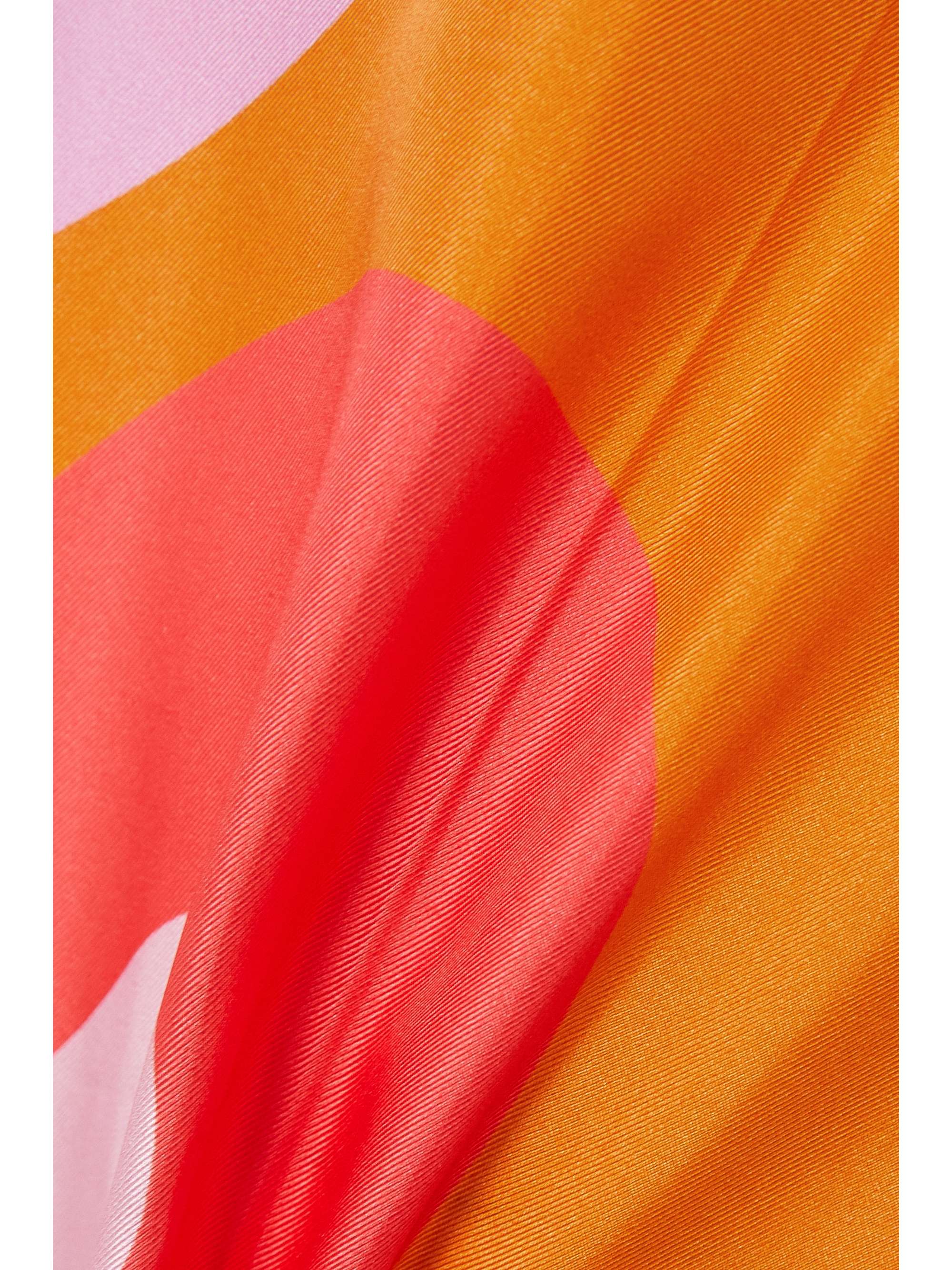 ETRO Cropped printed silk-twill wide-leg pants
