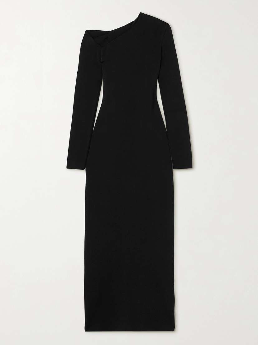 The Row Londrina Cutout Stretch-crepe Midi Dress