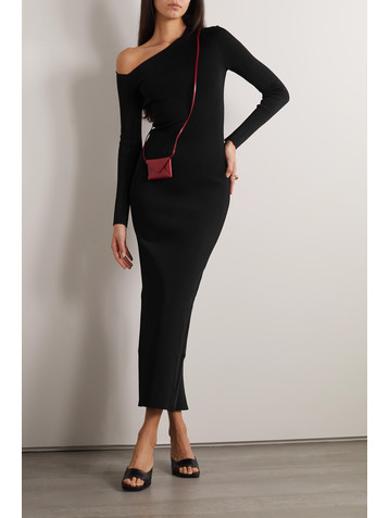 The Row Londrina cutout stretch-crepe midi dress
