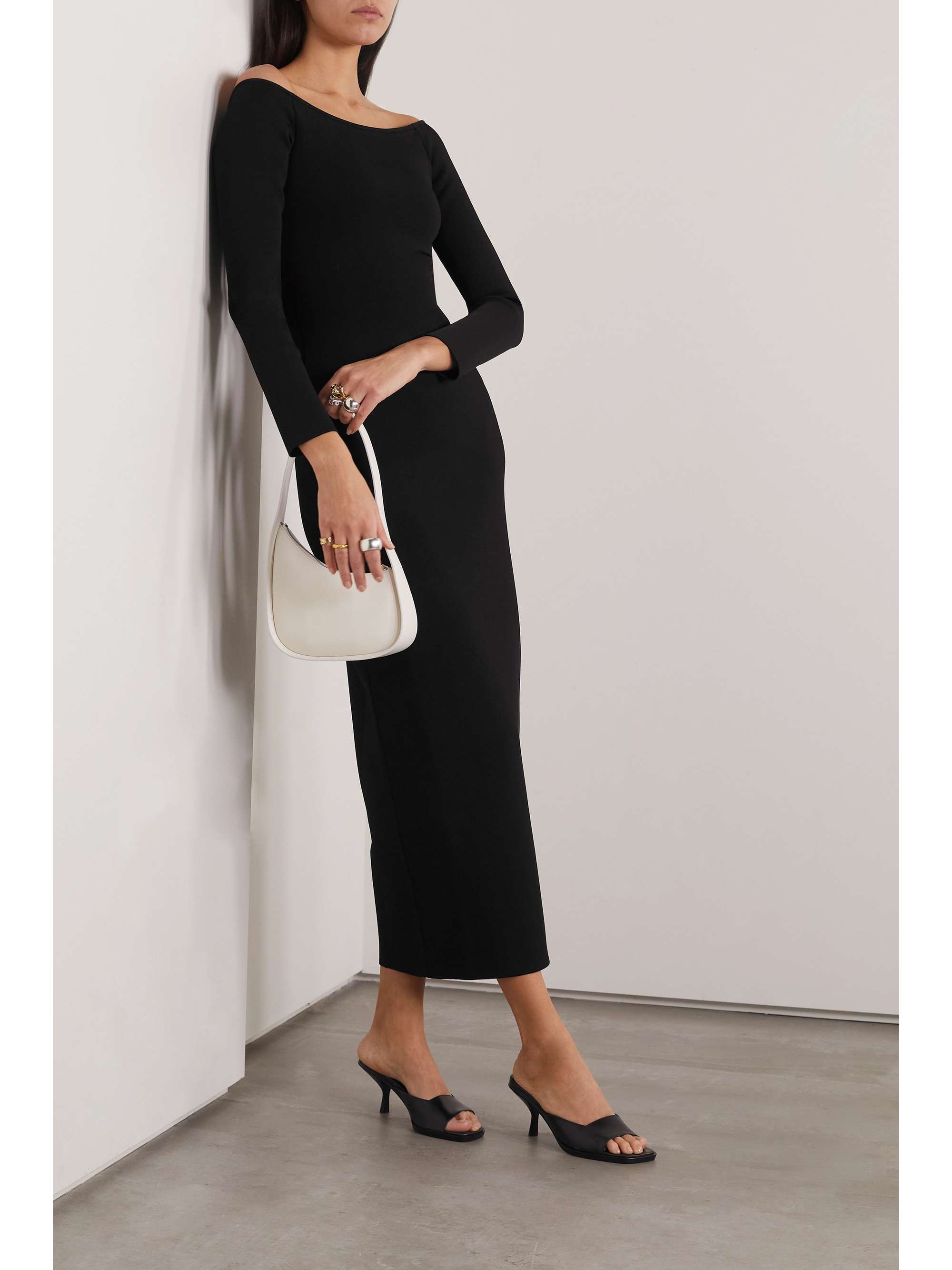 THE ROW Teresina off-the-shoulder stretch-jersey maxi dress