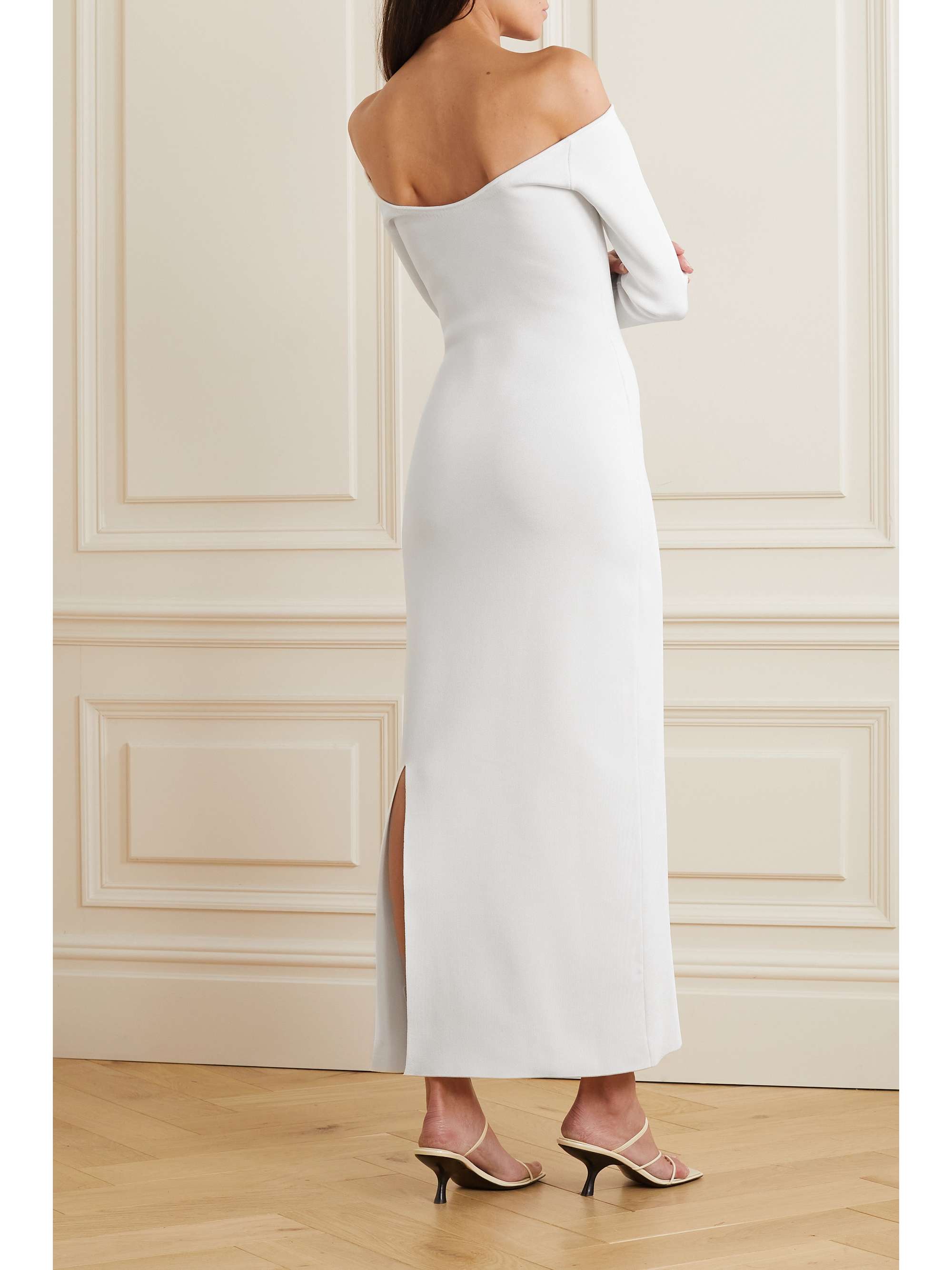 THE ROW Teresina off-the-shoulder stretch-jersey maxi dress