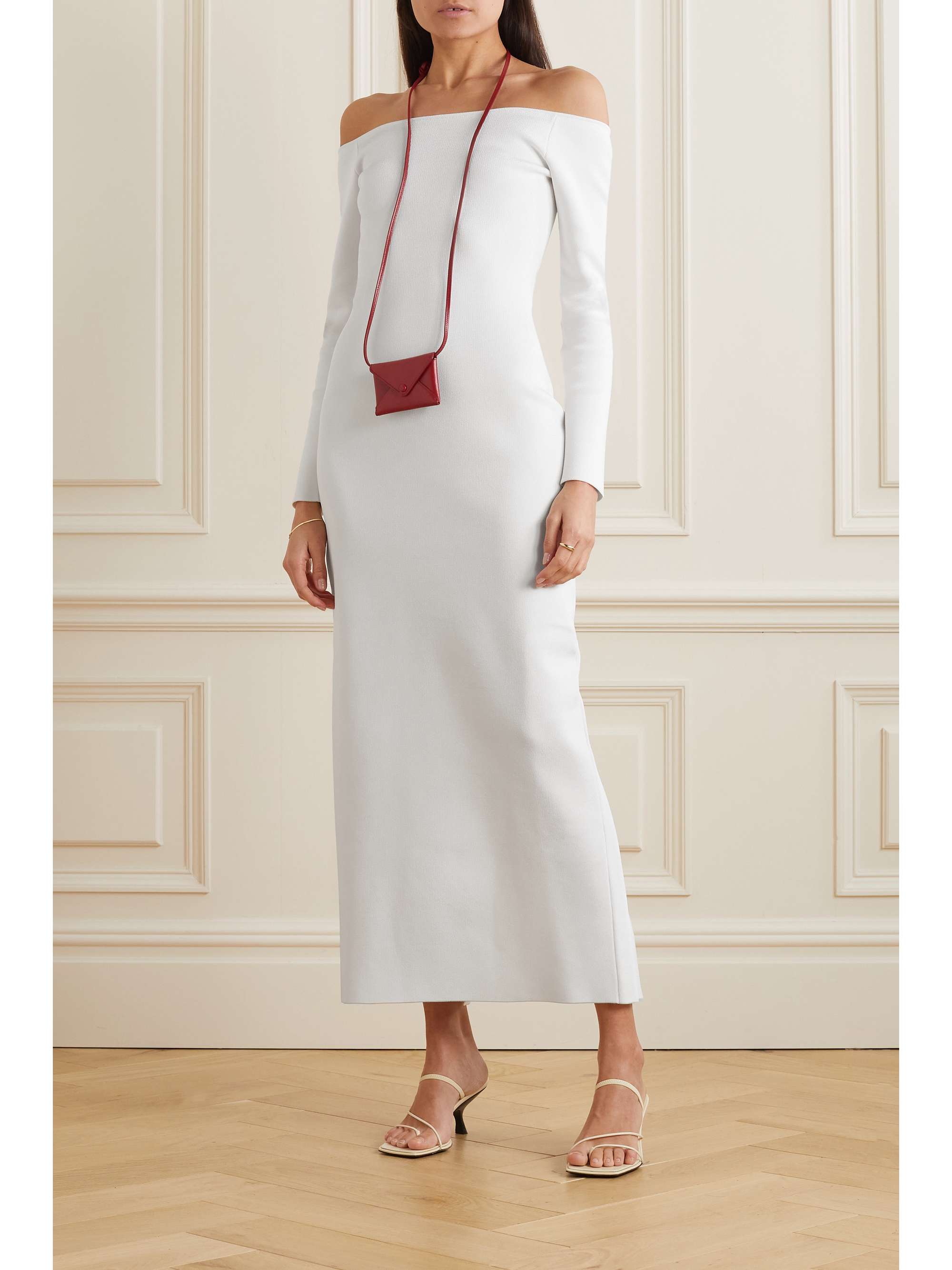 THE ROW Teresina off-the-shoulder stretch-jersey maxi dress