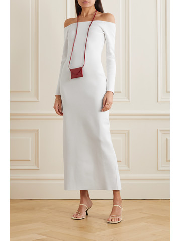 The Row Teresina off-the-shoulder stretch-jersey maxi dress