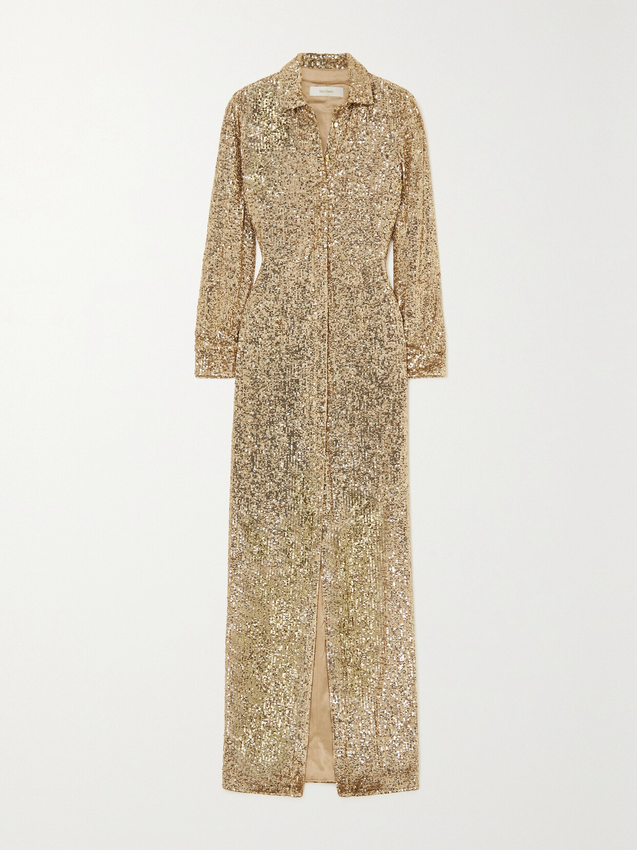 SemSem - Sequined Tulle Gown - Gold