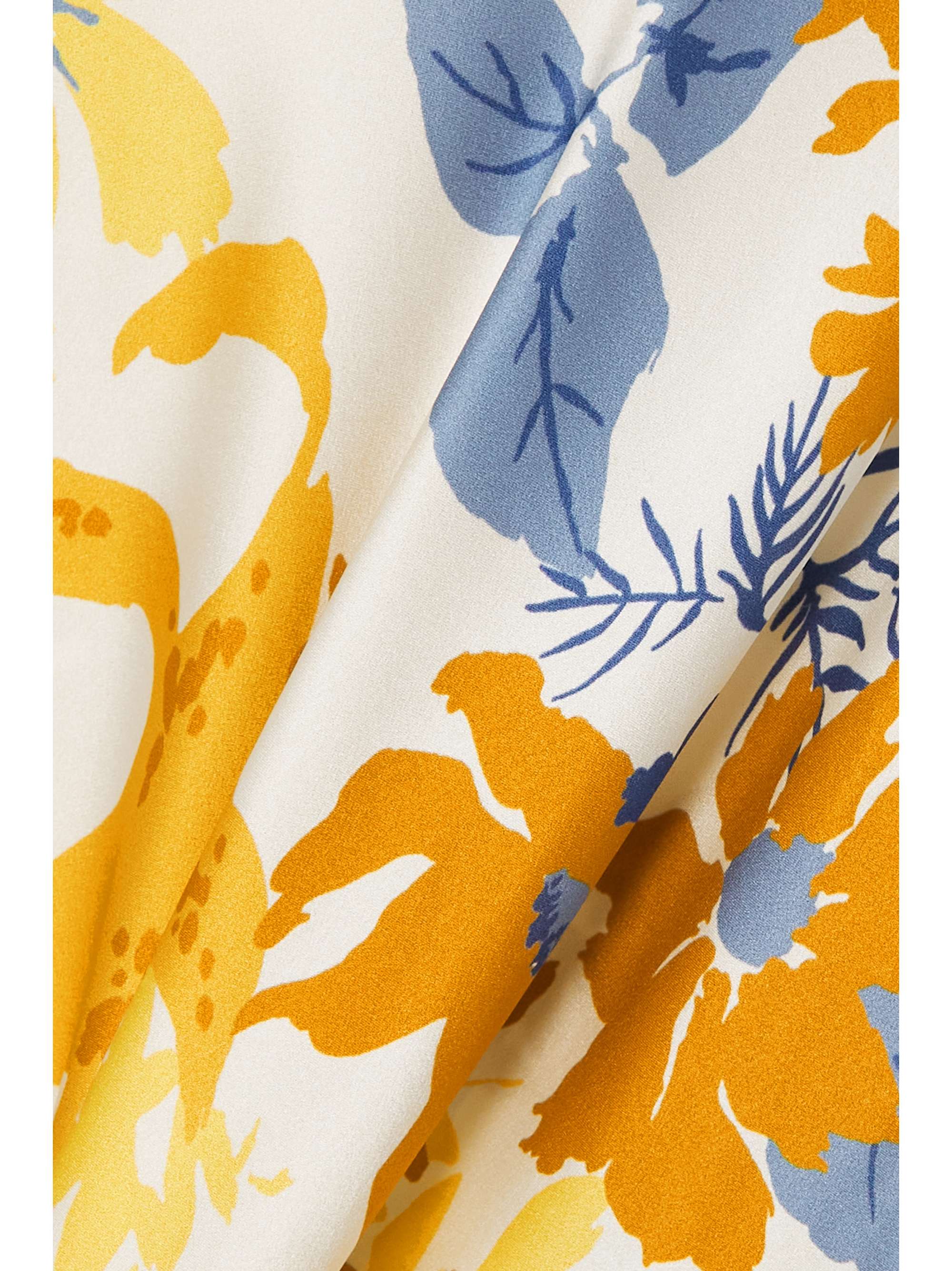 REFORMATION Parma floral-print silk-charmeuse maxi dress