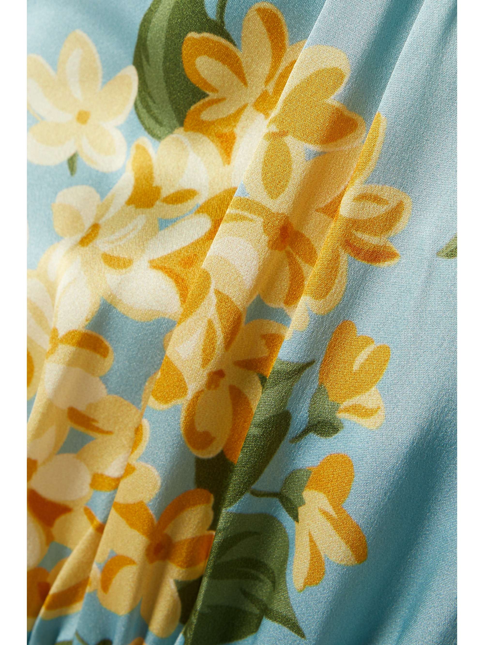 REFORMATION Daytona floral-print silk-satin midi dress