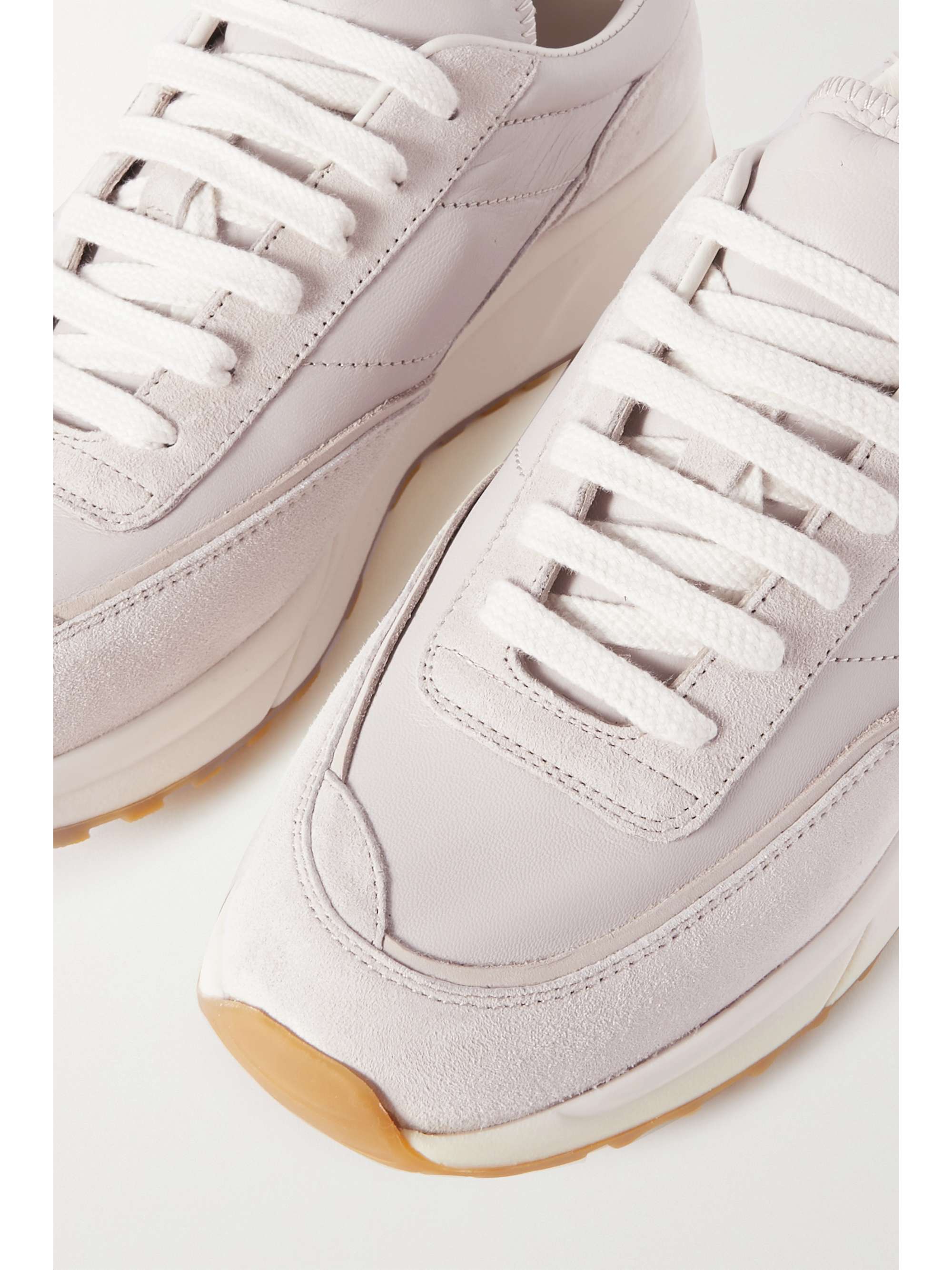 COMMON PROJECTS Track 80 and suede sneakers |