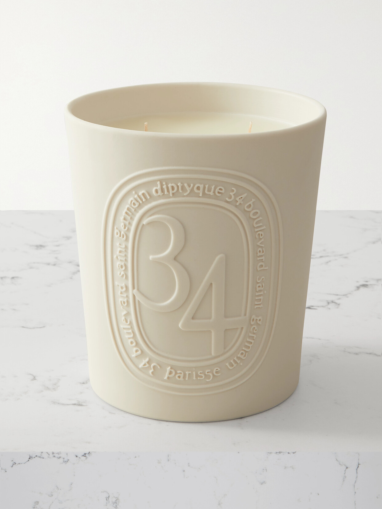 Diptyque - 34 Boulevard Saint Germain Scented Candle, 600g - White