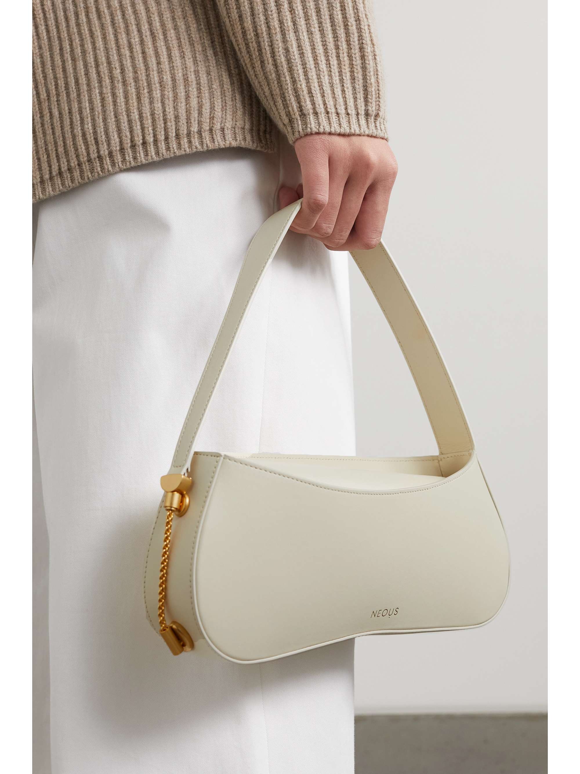 NEOUS Corvus leather shoulder bag