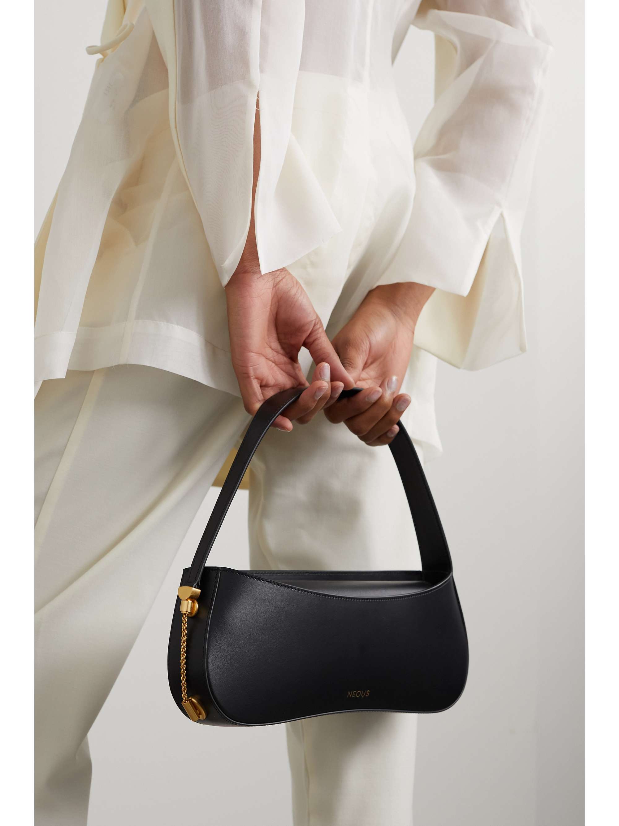 NEOUS Corvus leather shoulder bag