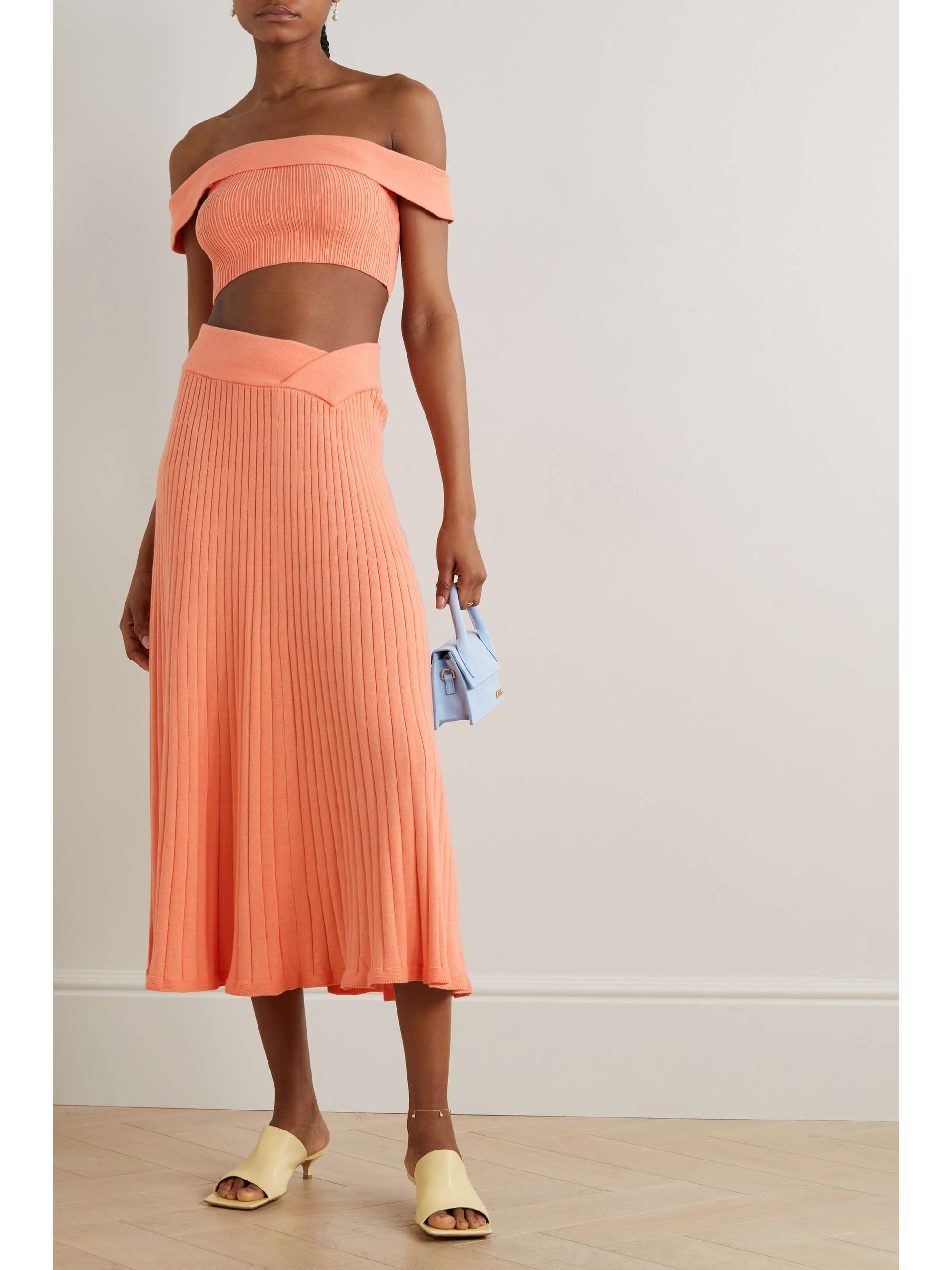 Tessa off the shoulder ruched dress sale