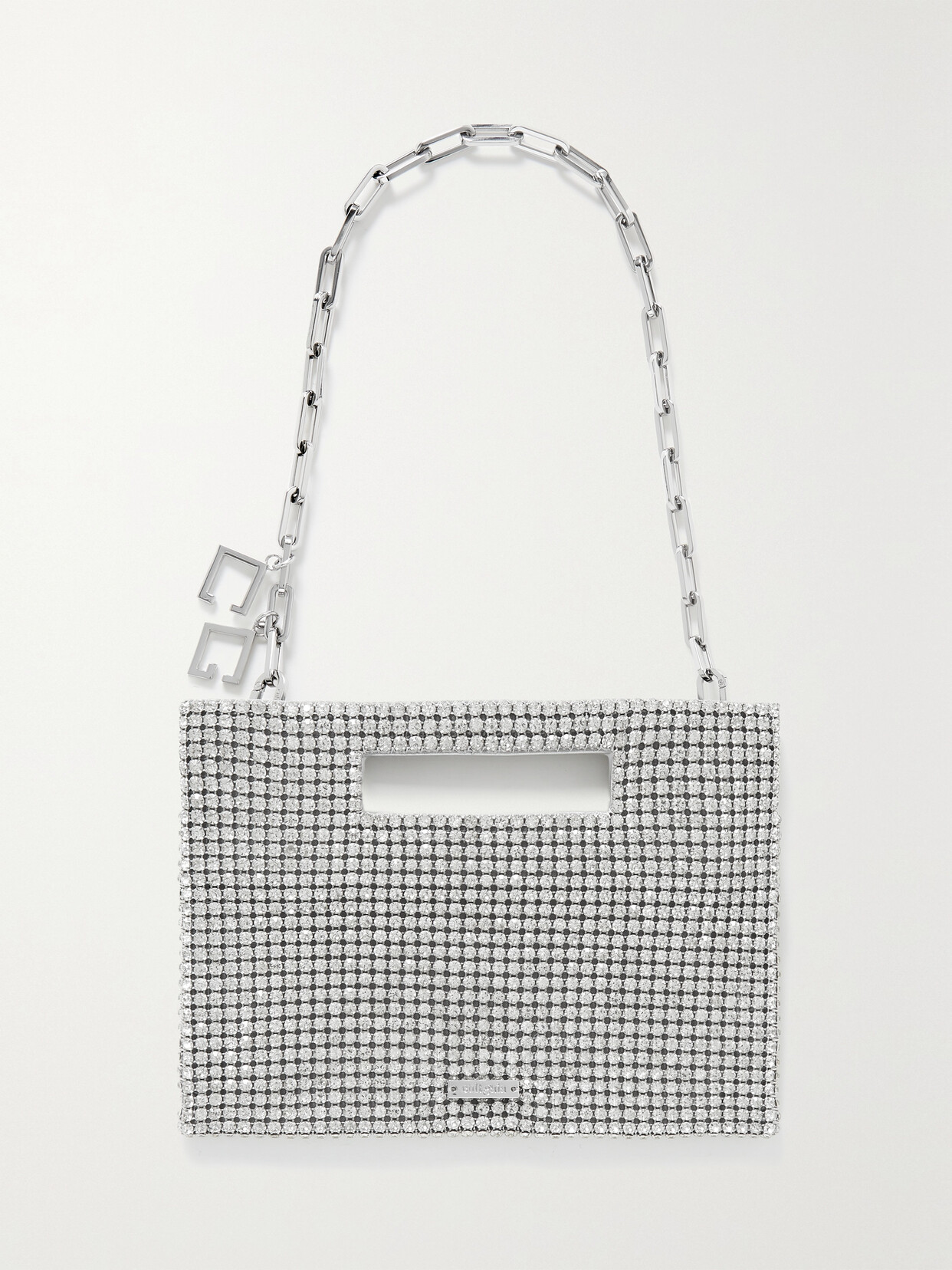 Cult Gaia - Lucinda Crystal-embellished Twill Tote - Gray