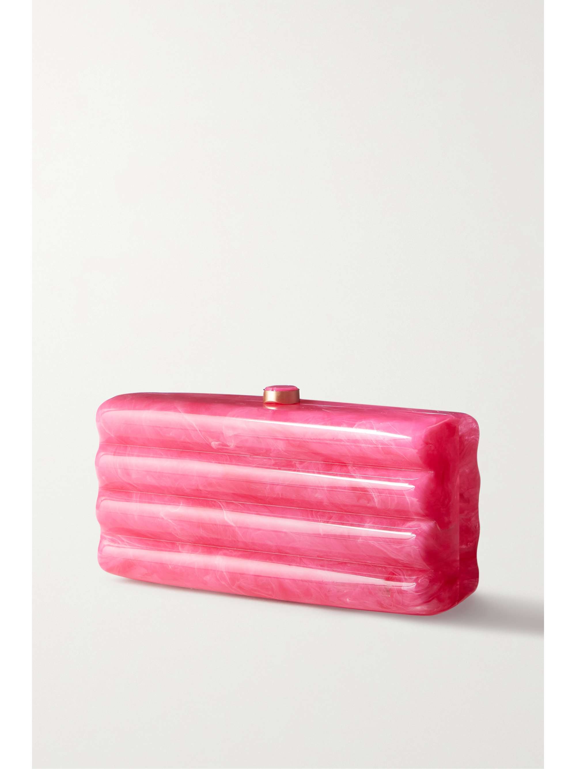 CULT GAIA Pochette en acrylique marbré Enid