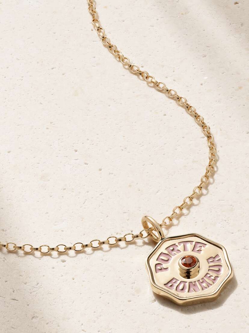 ⌘ Porte-Bonheur ⌘ Marlo Laz | Gold | Large Porte Bonheur 14-karat Gold, Sapphi_