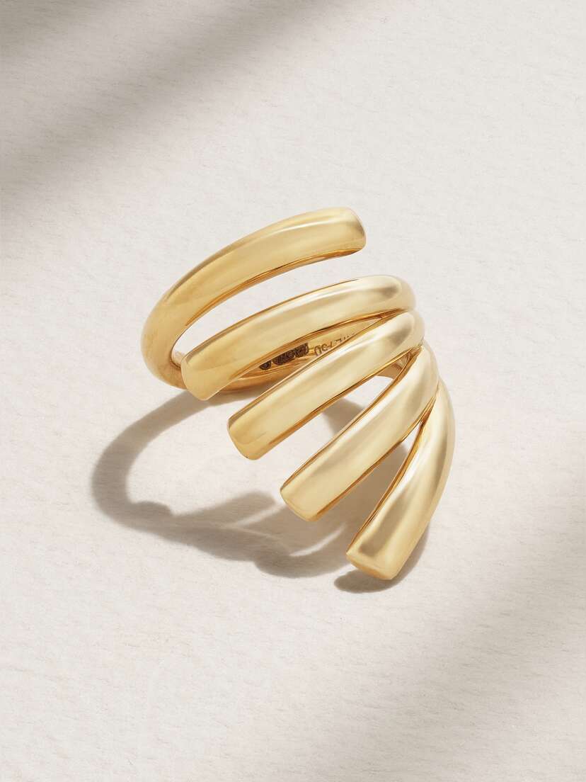 Melissa Kaye Dylan 18-karat Gold Pinky Ring