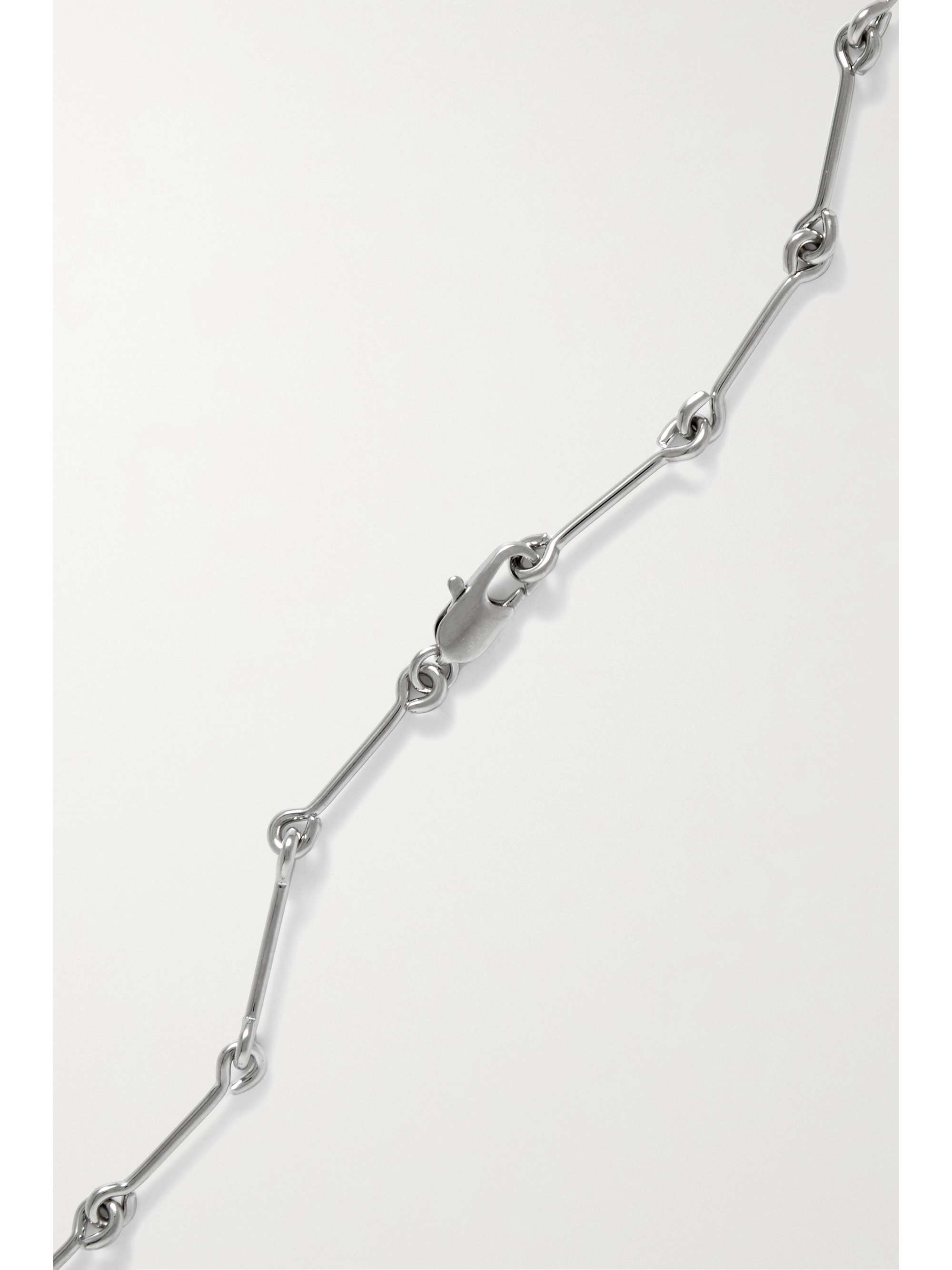 LAURA LOMBARDI Treccia platinum-plated necklace