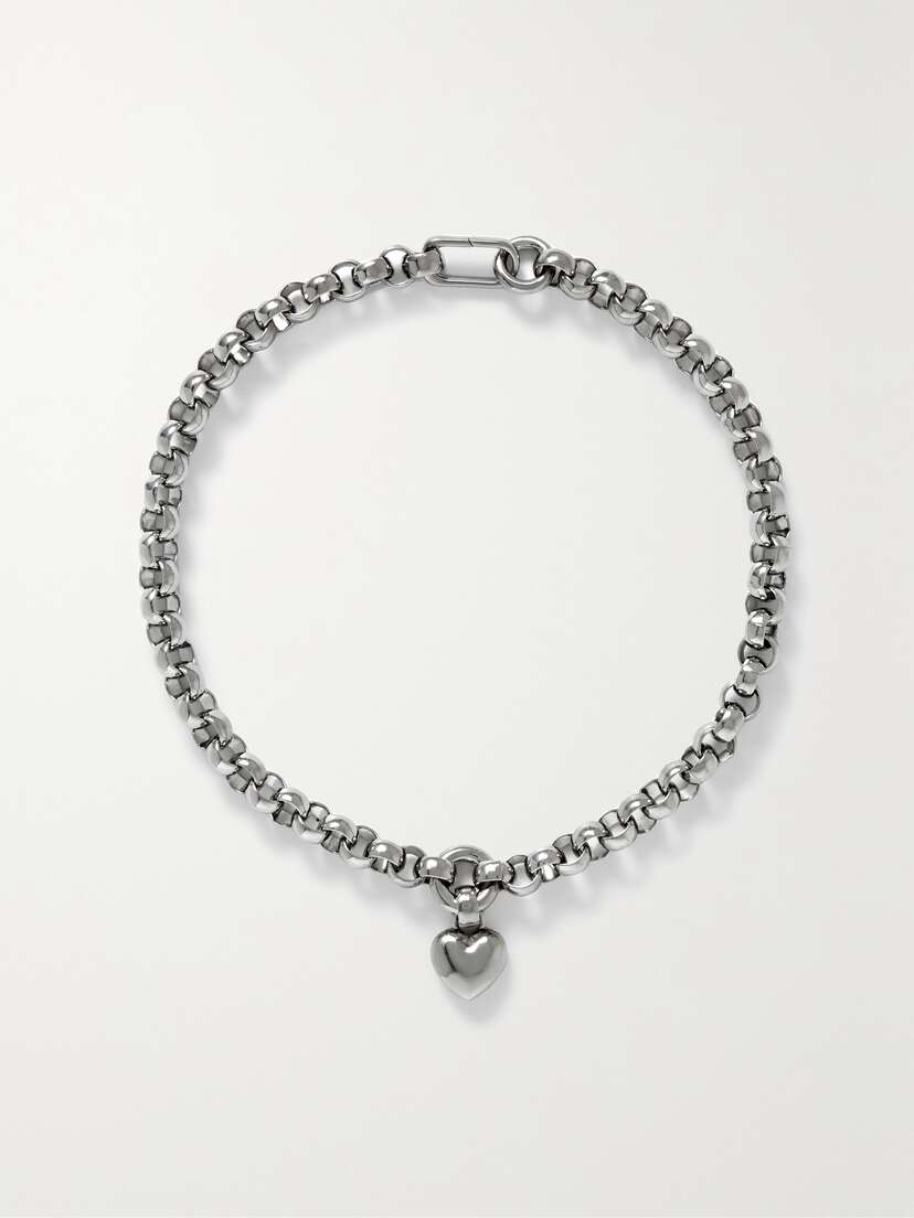 Laura Lombardi + Net Sustain Amorina Platinum-plated Necklace