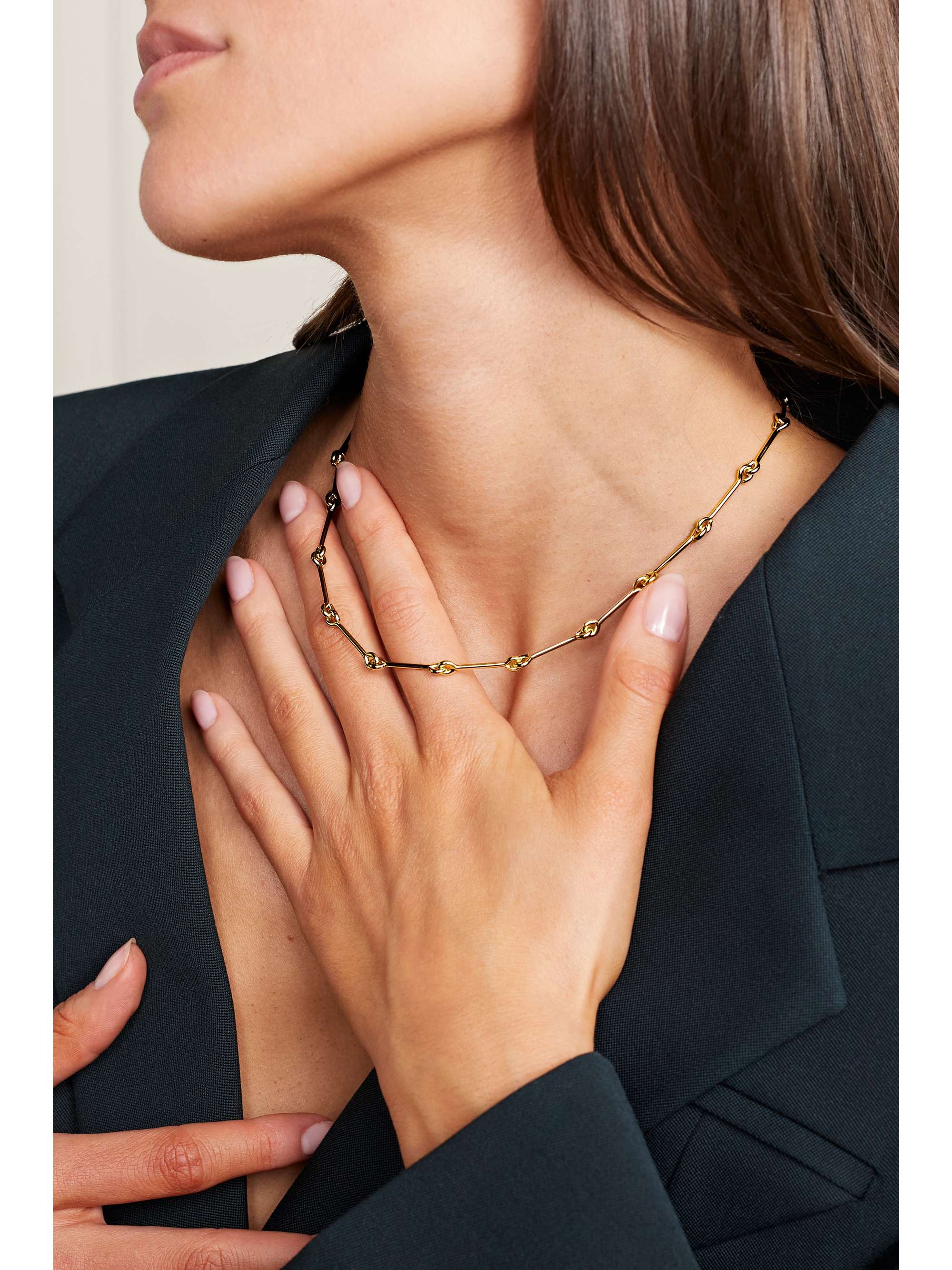 Laura Lombardi: Silver Treccia Necklace | SSENSE